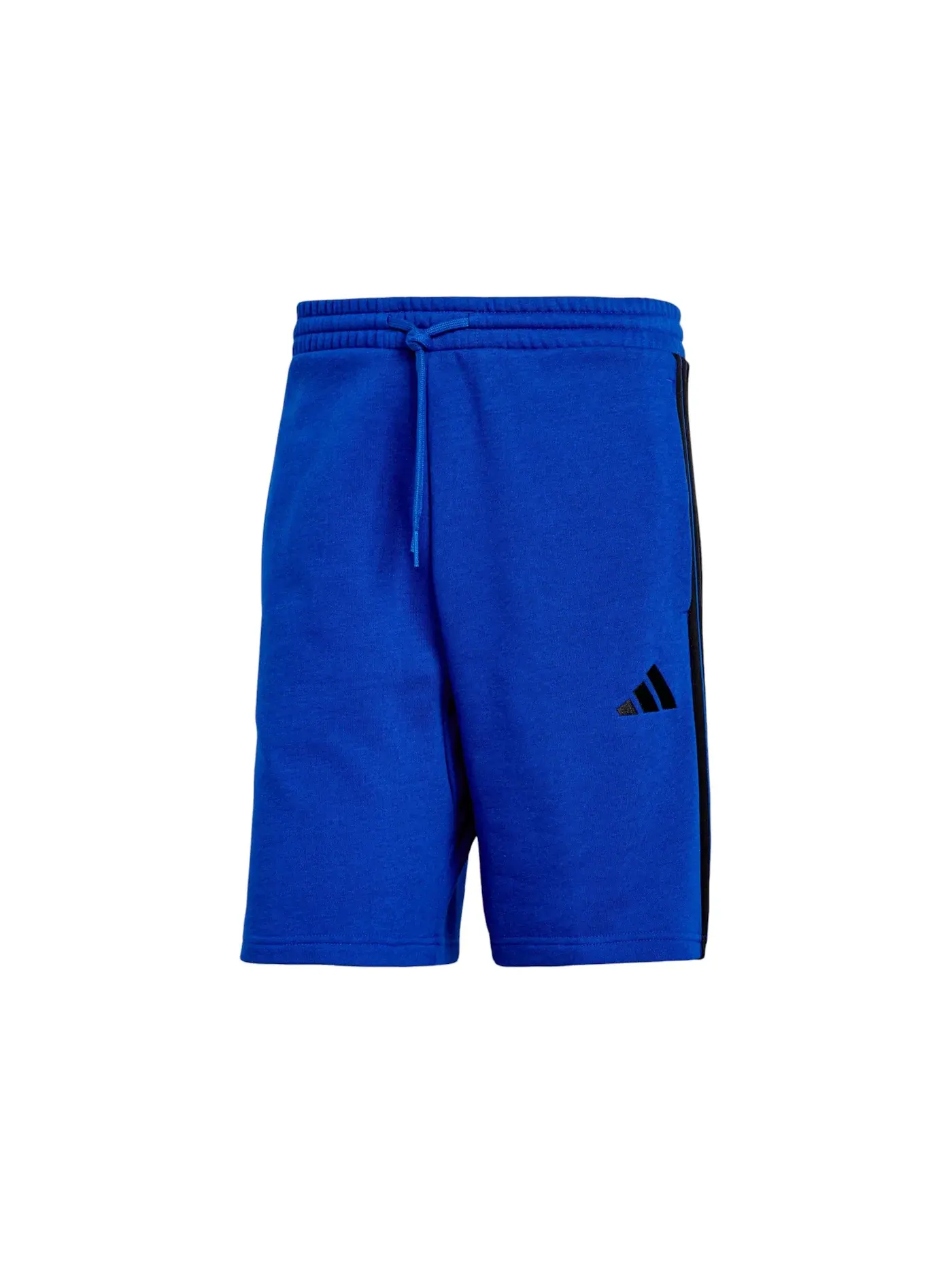 Мужские шорты из футера с лампасами Adidas — изображение 1 из 1, синий черный