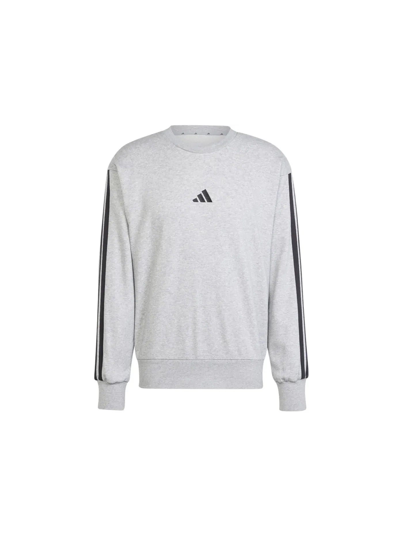 Мужской свитшот с длинным рукавом Adidas — изображение 1 из 1, серый/черный