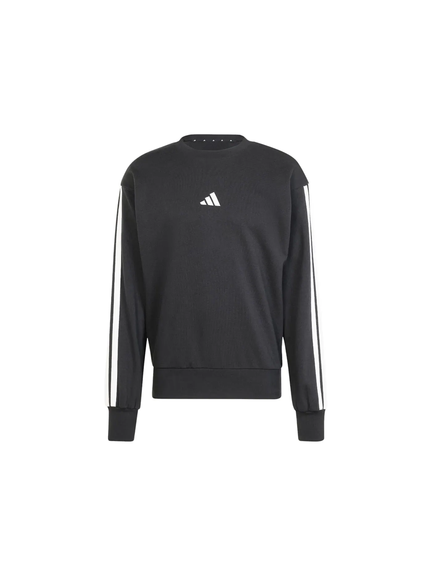 Мужской свитшот с длинным рукавом Adidas — изображение 1 из 1, черный/белый
