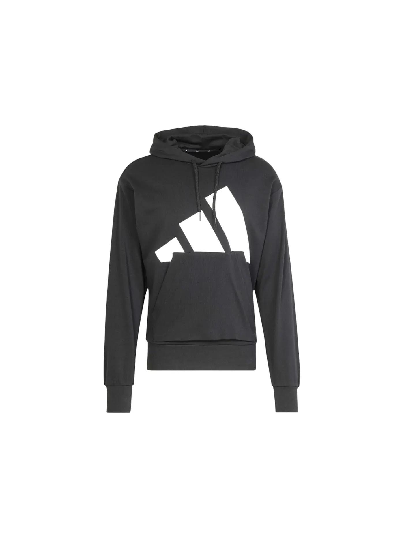 Мужская худи с длинным рукавом Adidas — изображение 1 из 1, черный/белый