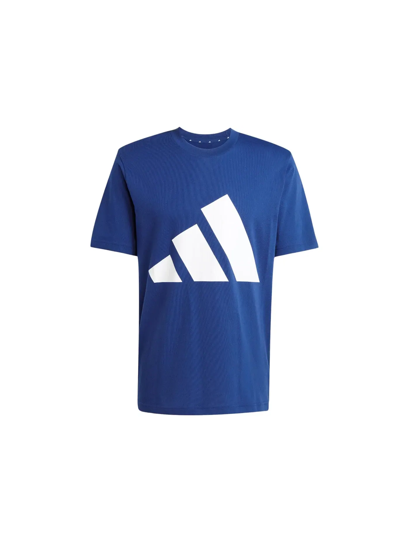Мужская футболка с логотипом Adidas — изображение 1 из 1, темный синий/белый