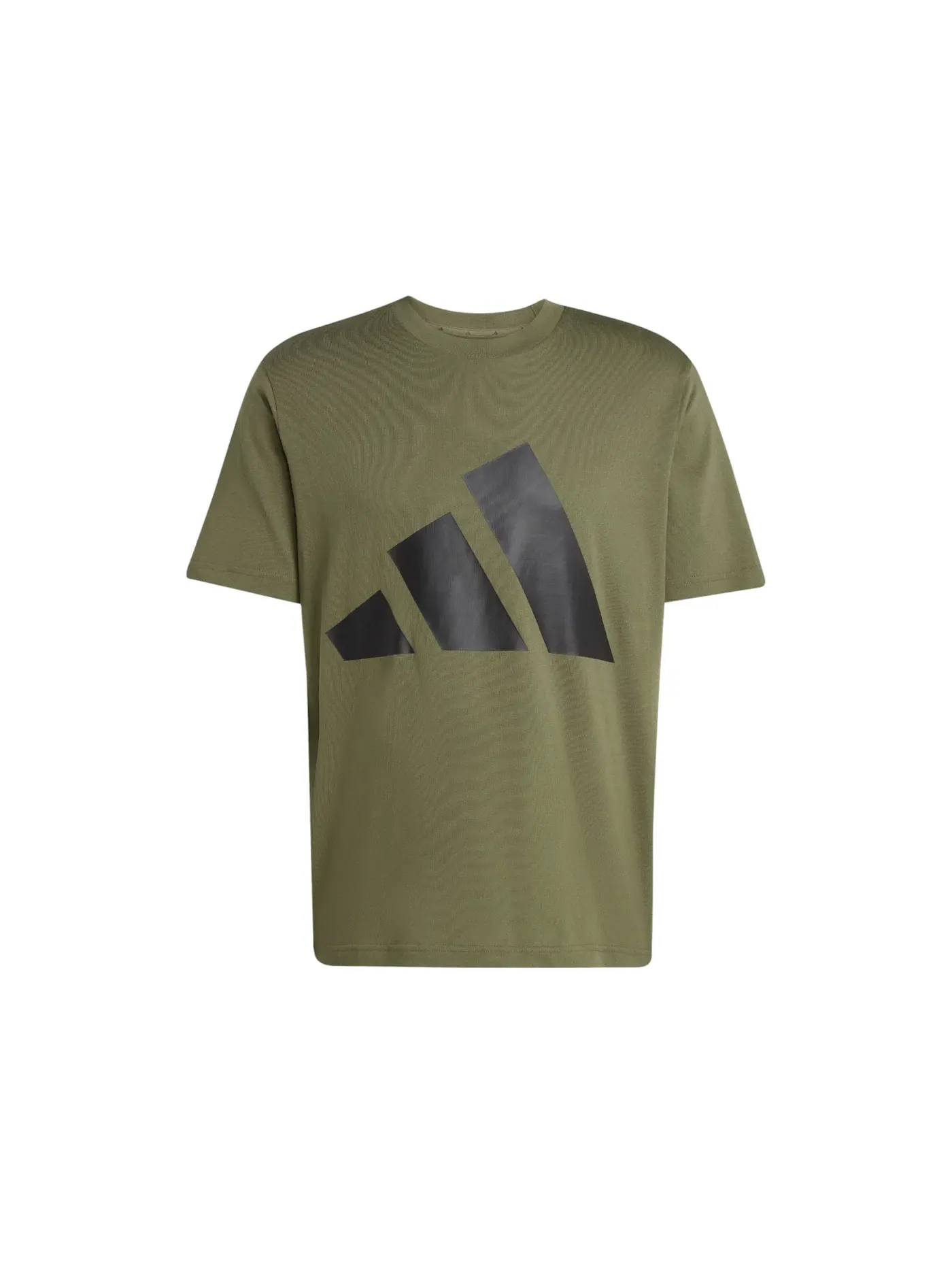 Мужская футболка с логотипом Adidas — изображение 1 из 1, оливковый/черный
