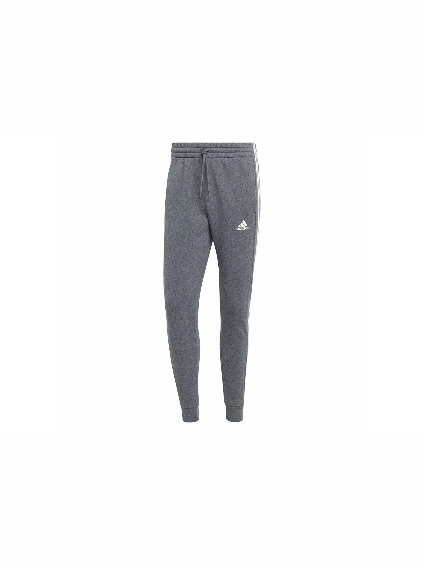 Мужские спортивные штаны с зауженным низом Adidas — изображение 1 из 1, темный серый