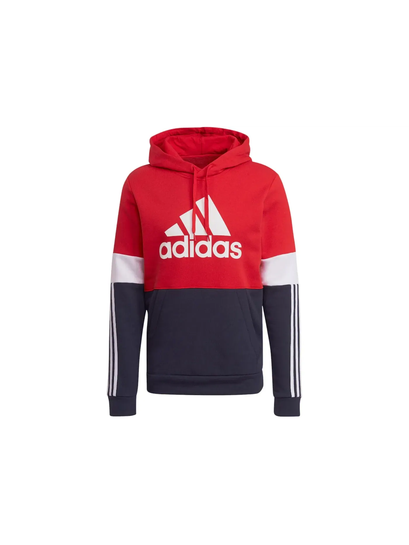 Мужской свитшот на молнии с принтом Adidas — изображение 1 из 1, белый