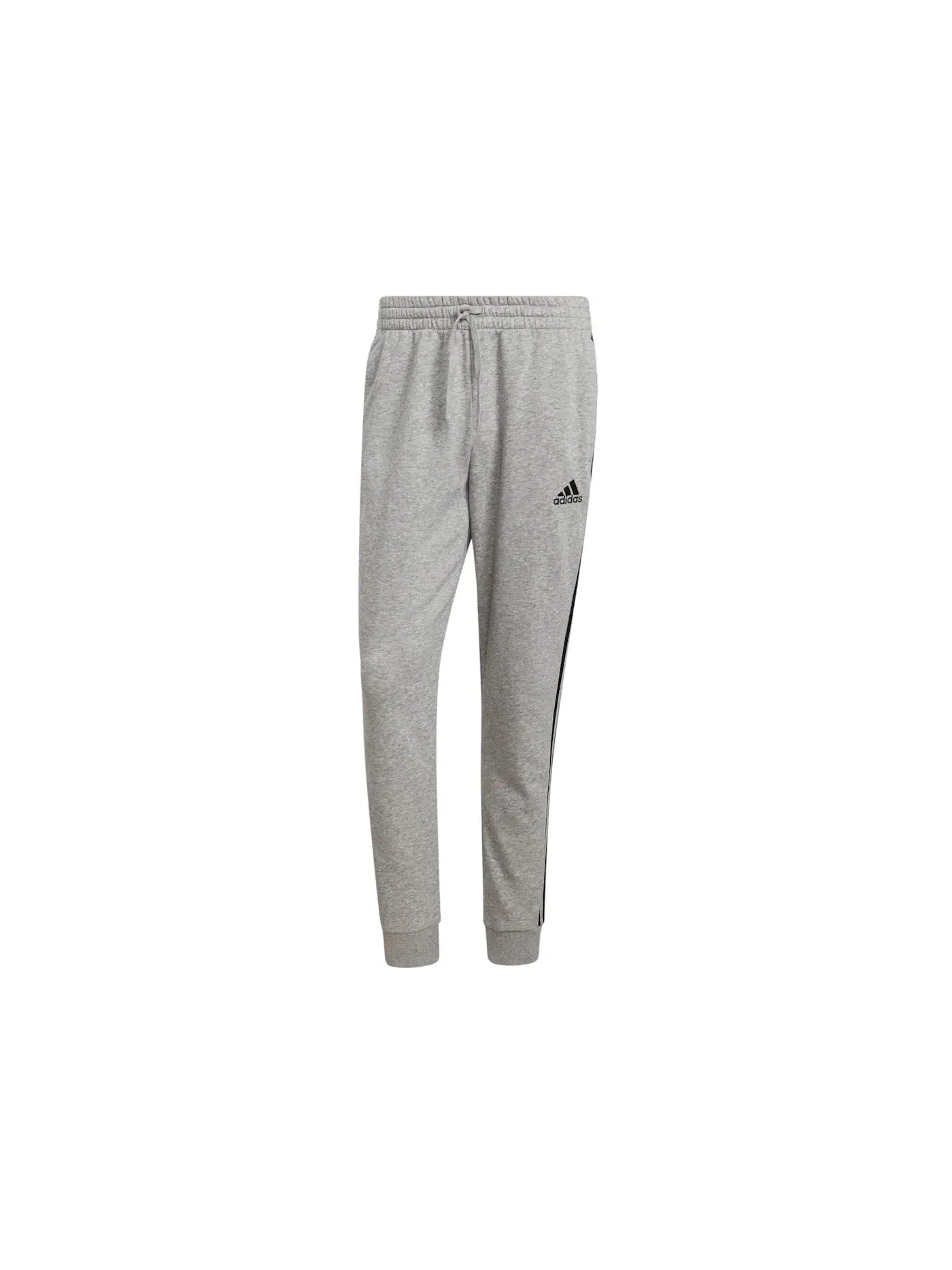 Мужские спортивные штаны с зауженным низом Joggers Adidas — изображение 1 из 1, серый черный