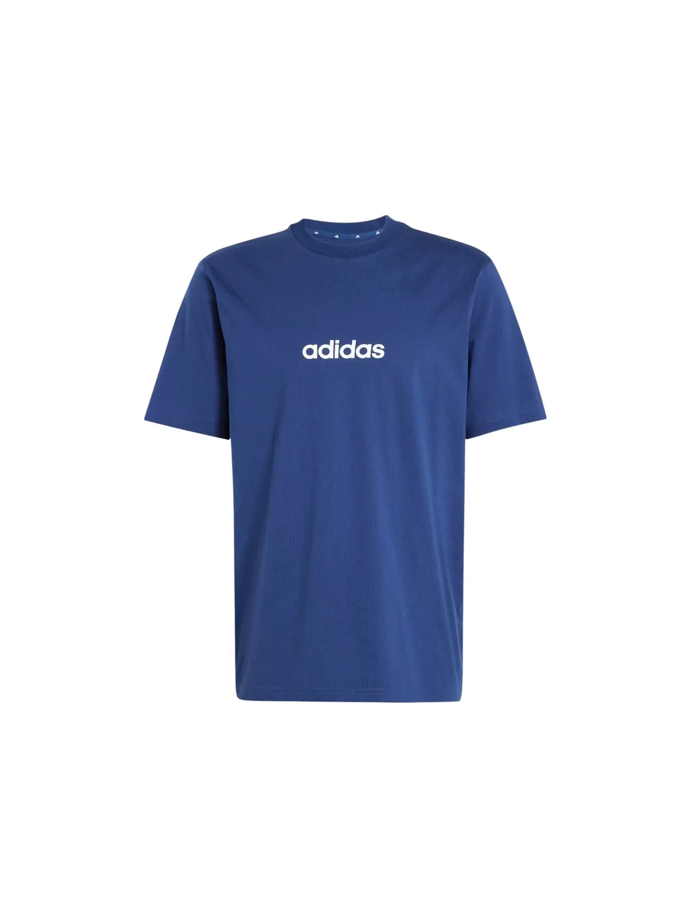 Мужская футболка с коротким рукавом Adidas Tee — изображение 1 из 1, темный синий/белый