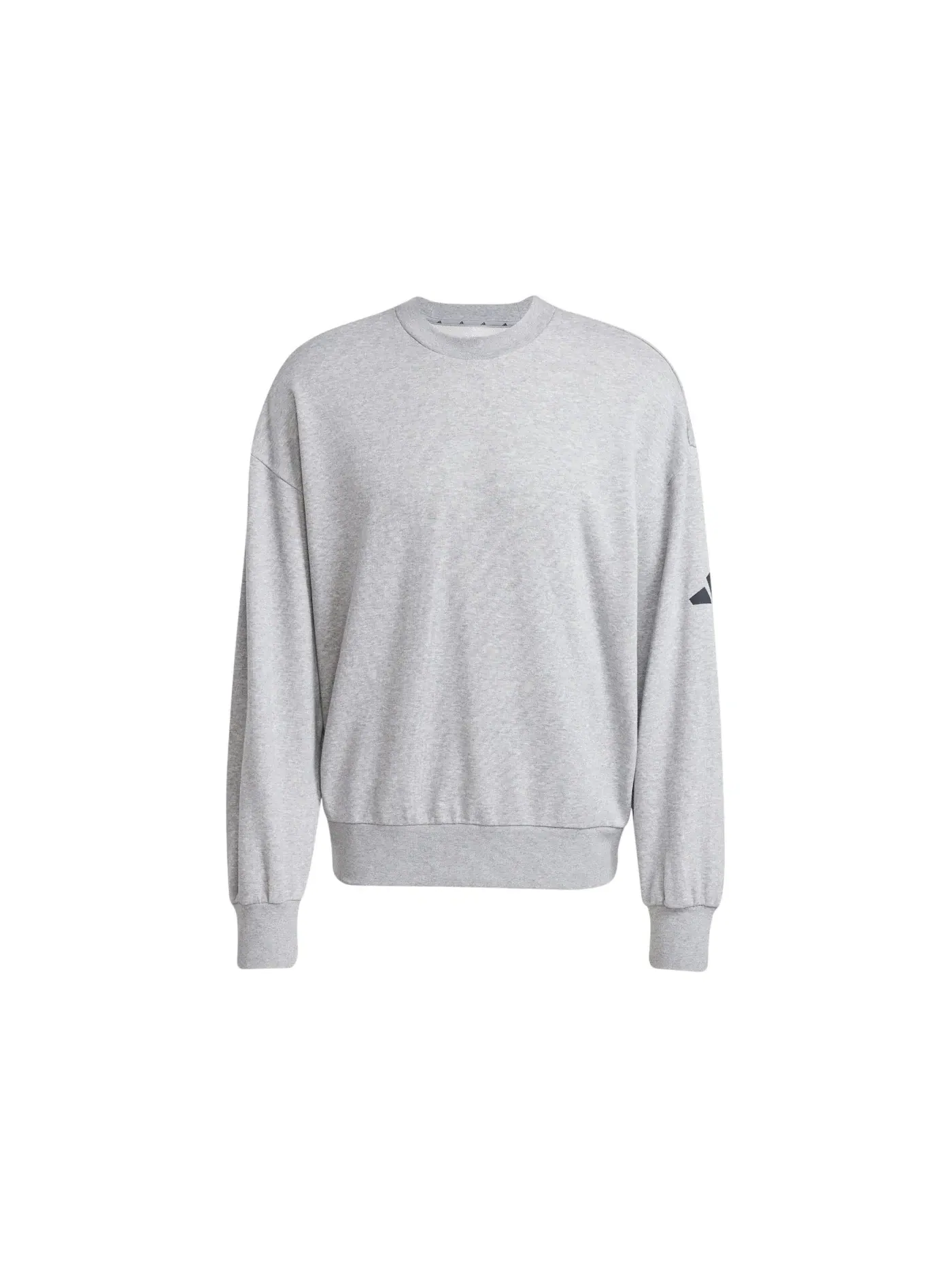 Мужской свитшот свободного кроя с логотипом Essentials Loose Fit 3 Bar Logo Adidas — изображение 1 из 1, серый/черный