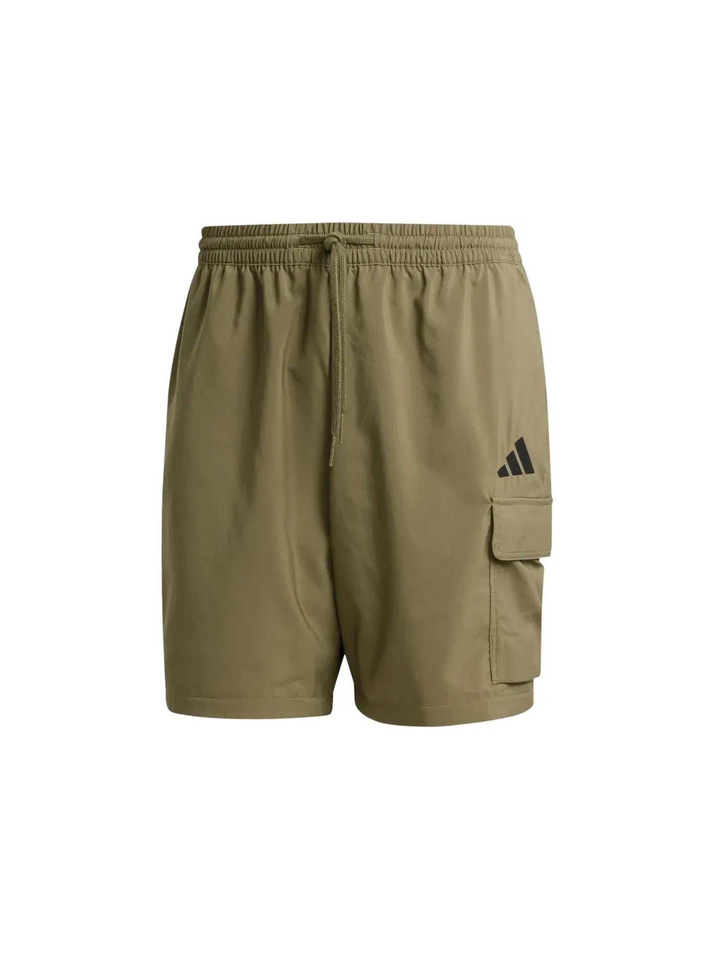 Мужские шорты карго с логотипом Essentials Small Logo Cargo Chelsea Shorts Adidas — изображение 1 из 1, оливковый черный