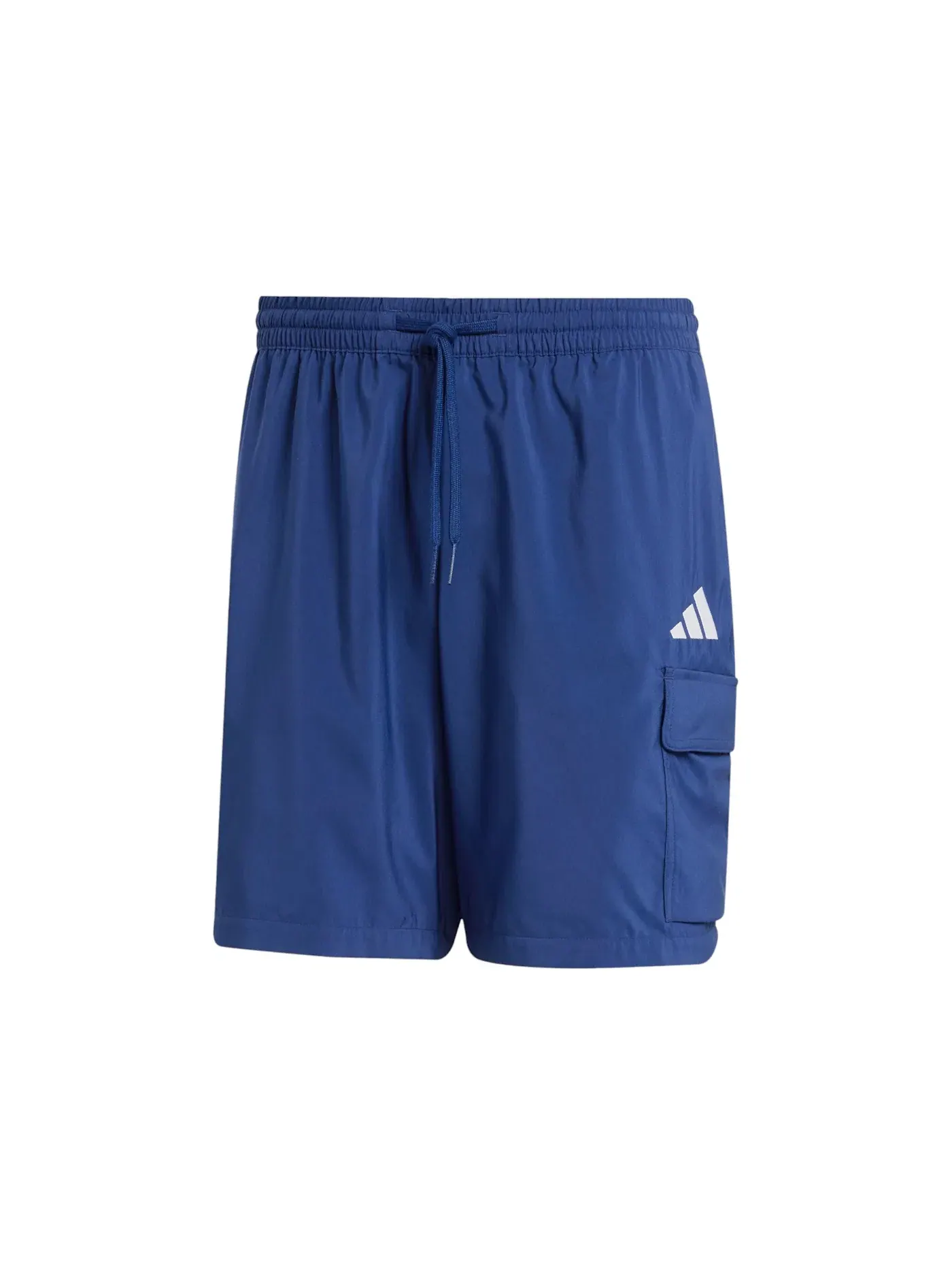Мужские шорты карго с длиной миди Adidas — изображение 1 из 1, темный синий белый