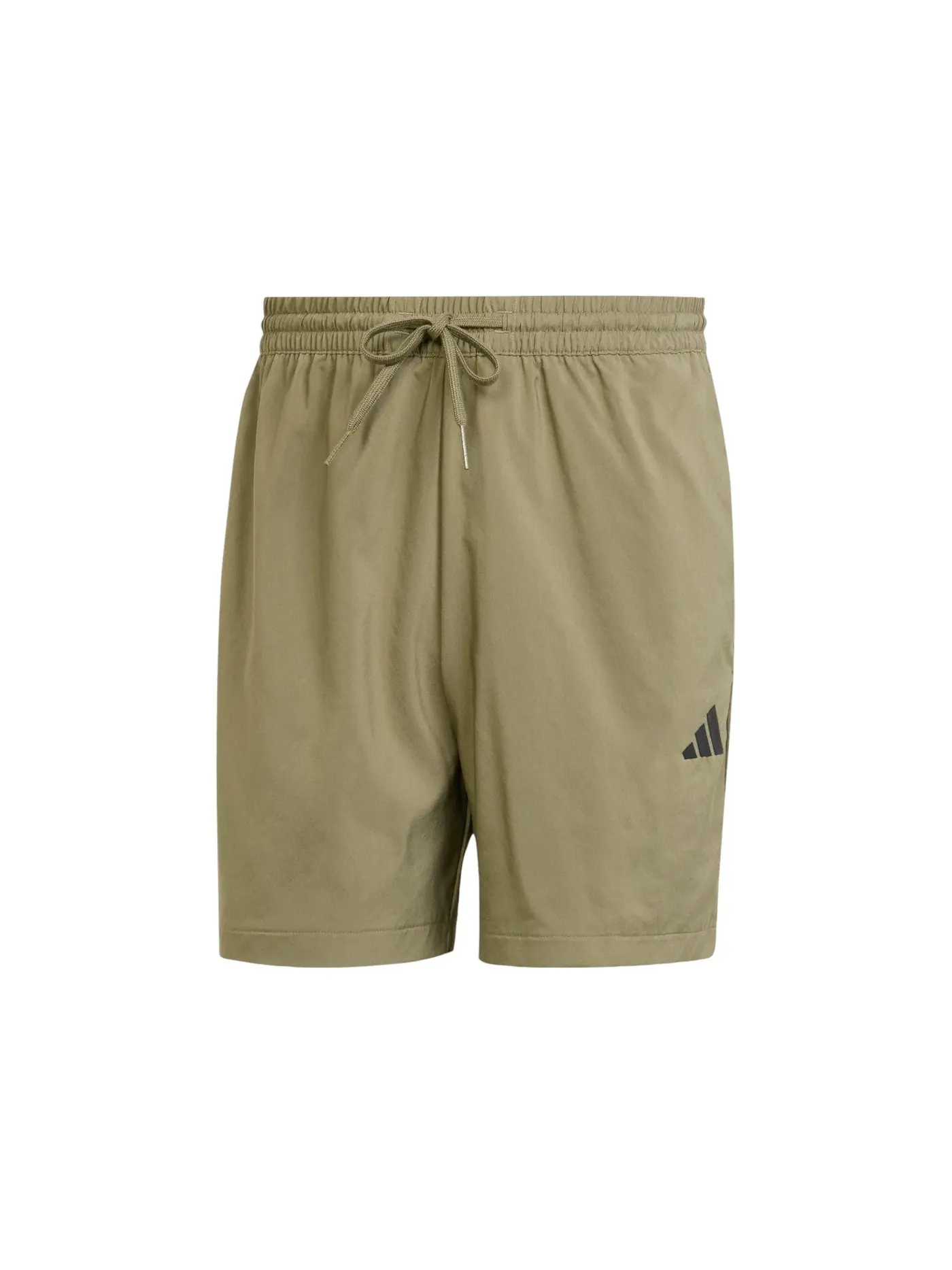 Мужские шорты с логотипом Essentials Adidas — изображение 1 из 1, оливковый/черный