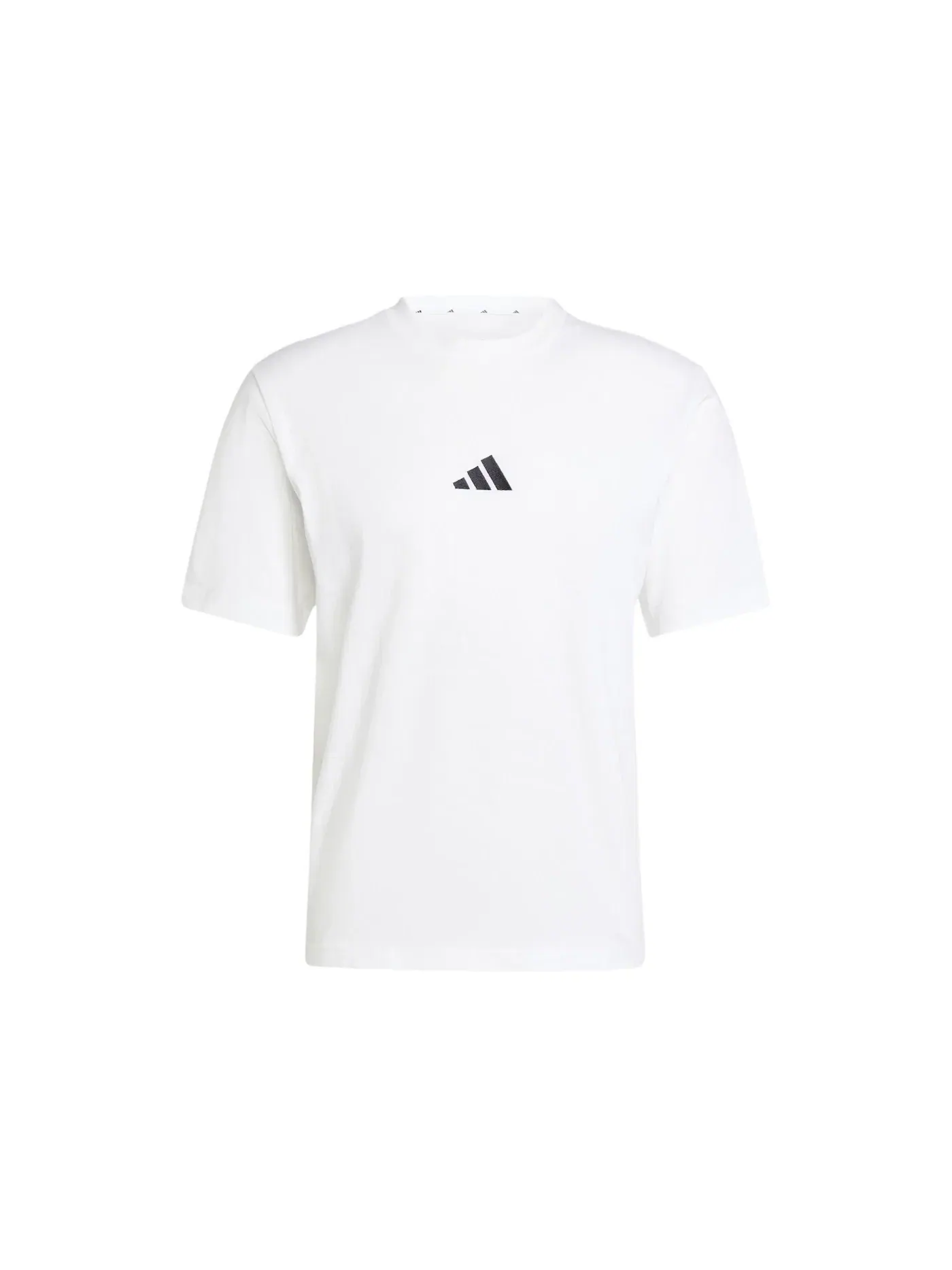 Мужская футболка с логотипом Adidas — изображение 1 из 1, белый/черный
