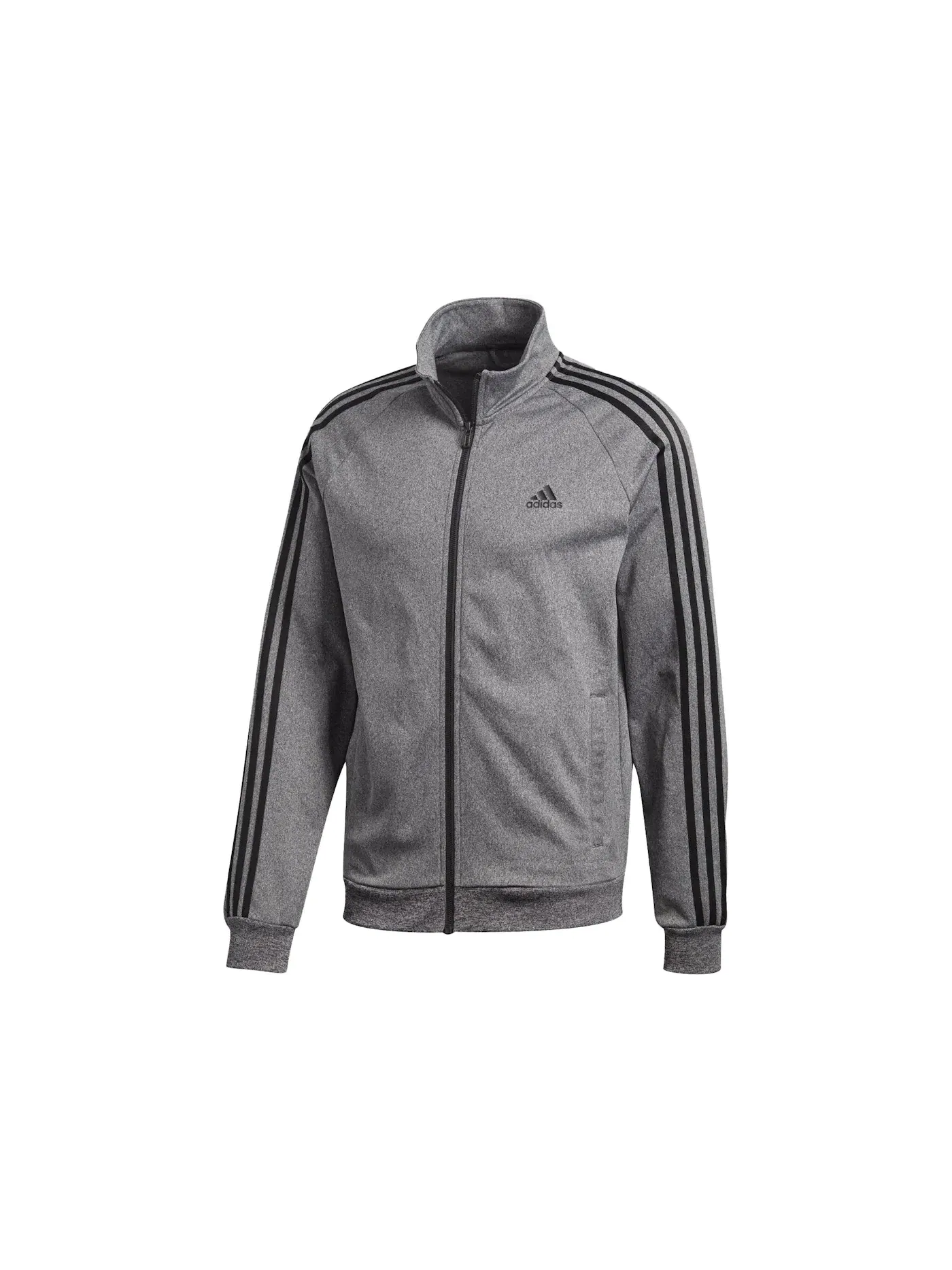 Мужская ветровка с длинным рукавом Adidas — изображение 1 из 1, темный серый/черный