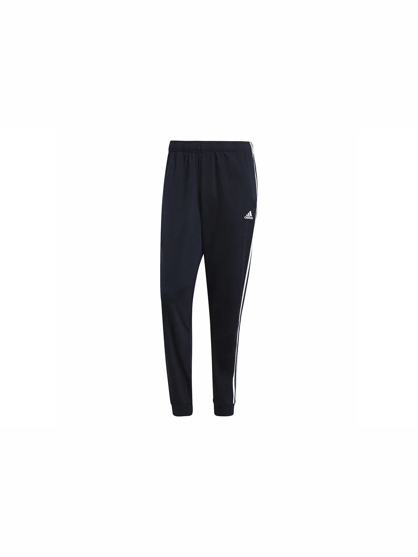 Мужские спортивные штаны с зауженным кроем и лампасами 3-Stripes Pants Adidas — изображение 1 из 1, белый