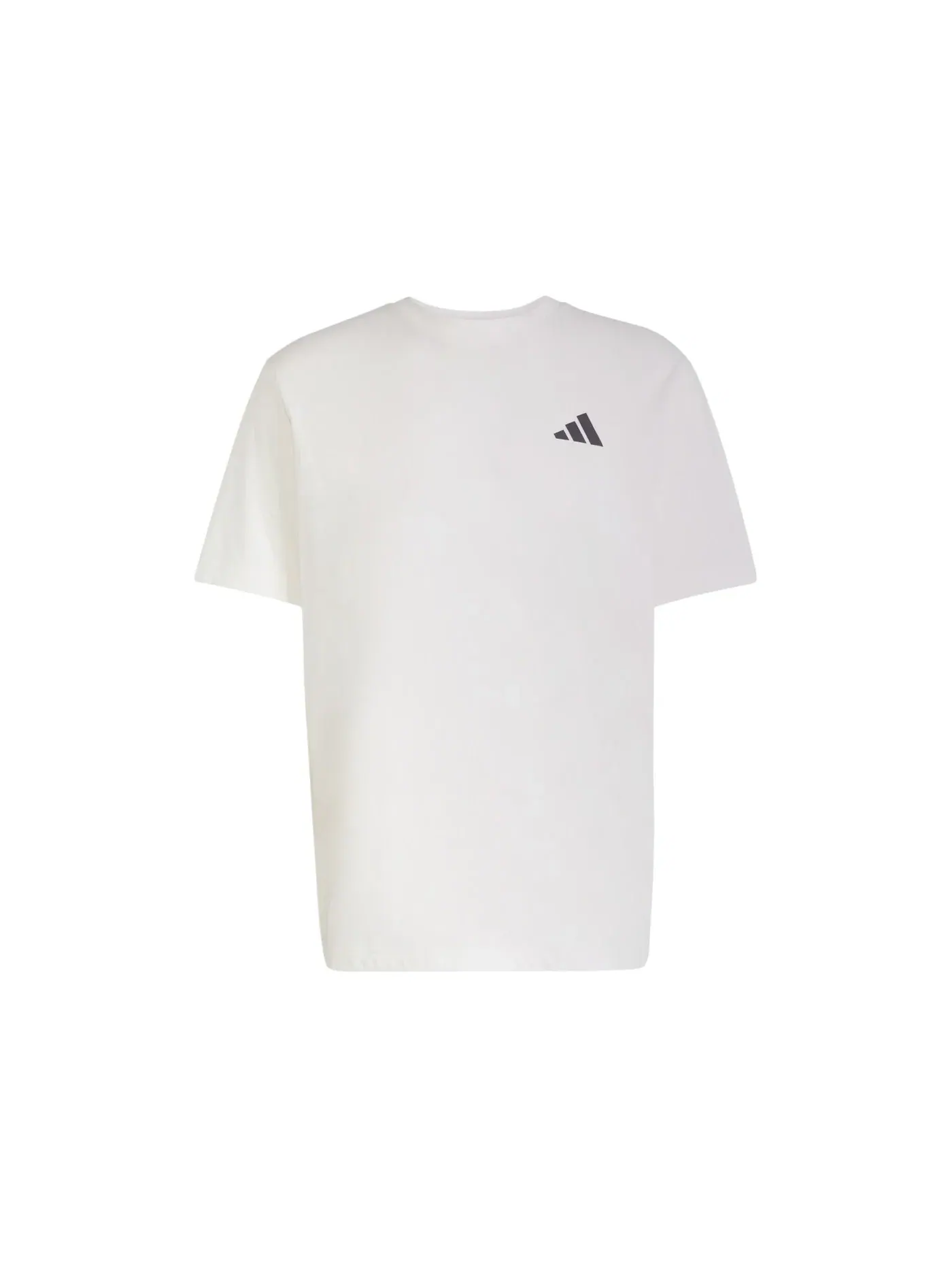 Мужская футболка с принтом Adidas — изображение 1 из 1, белый