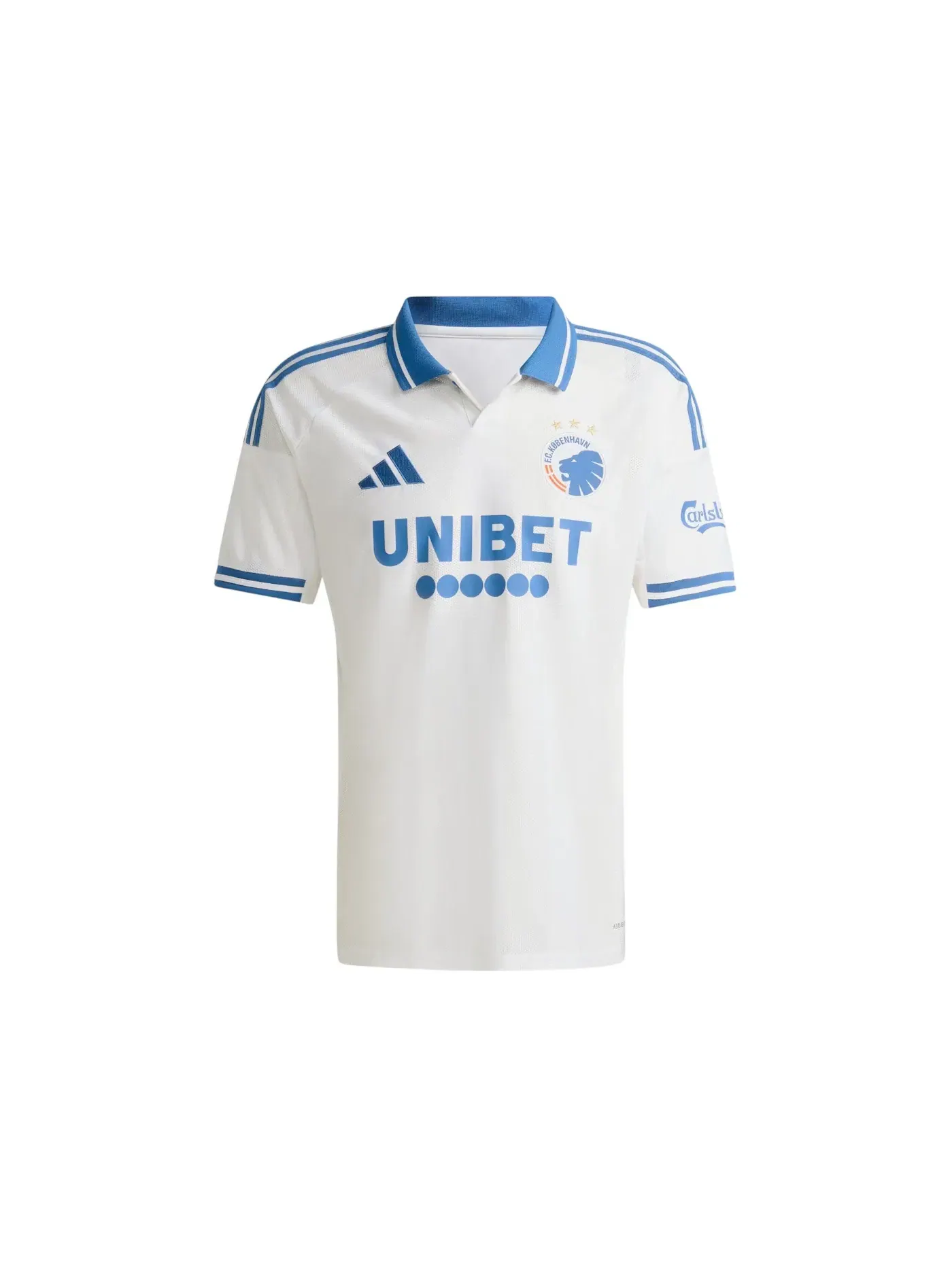 Мужская футбольная футболка Adidas F.C. Copenhagen 25/26 Home Jersey — изображение 1 из 1, белый синий