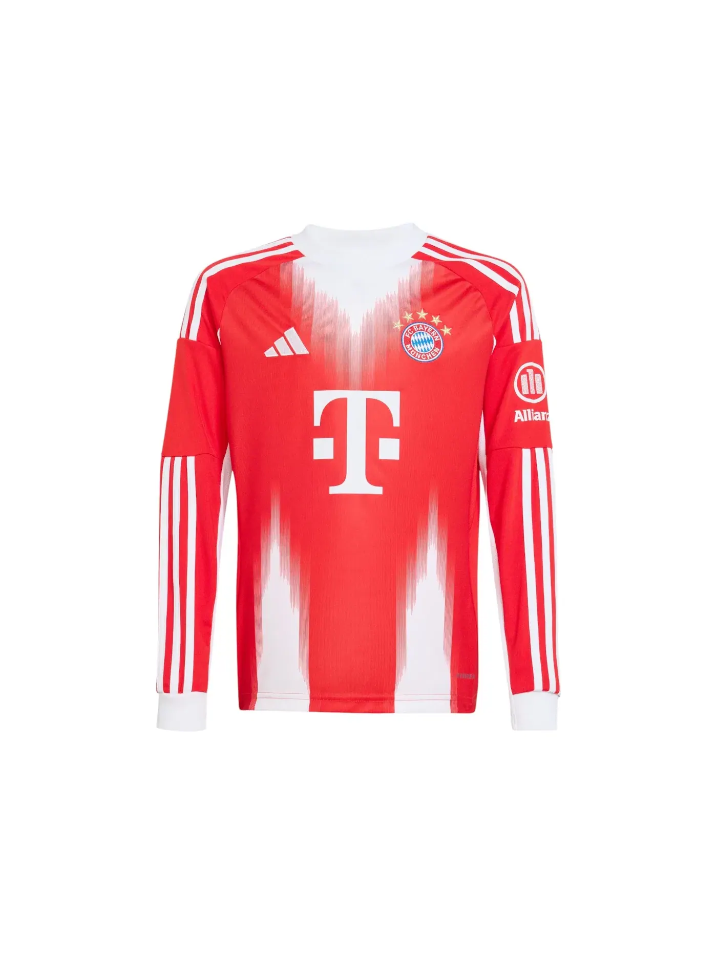 Детская футболка с длинным рукавом Jersey Adidas — изображение 1 из 1, красный