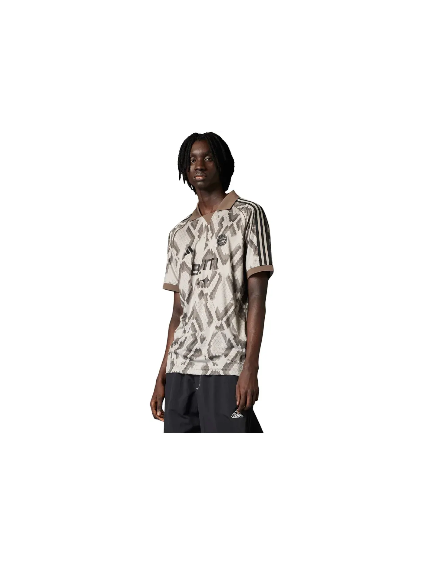 Мужская футболка с длинным рукавом Adidas Jersey — изображение 1 из 1, коричневый