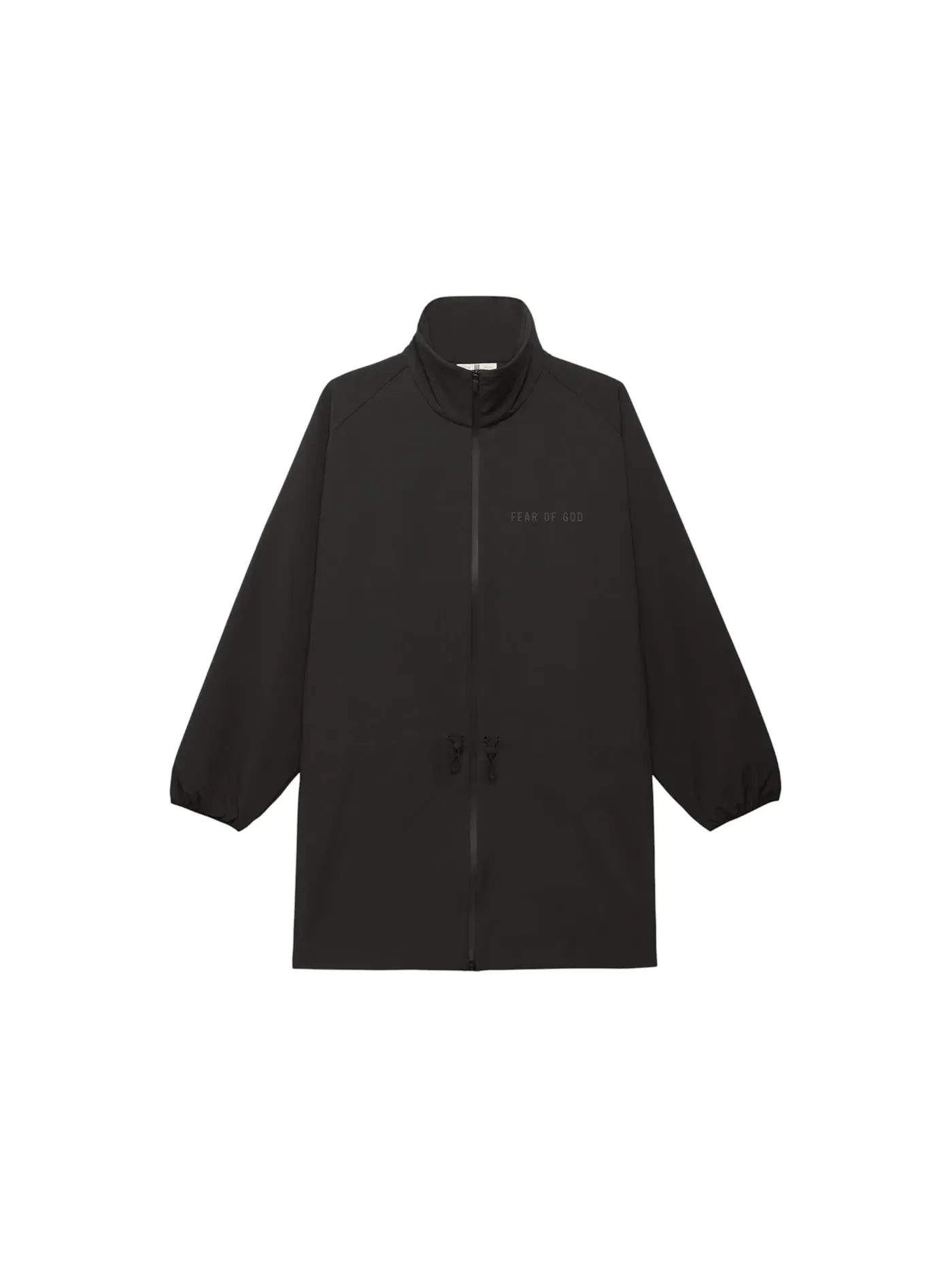 Мужская куртка с воротником-стойкой Fear Of God Athletics Brushback Woven Storm Jacket Adidas — изображение 1 из 1, черный