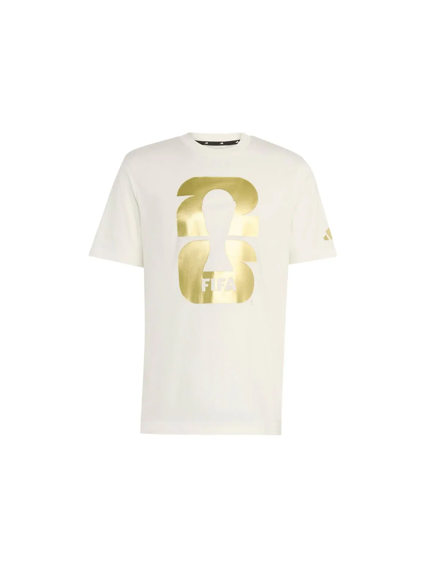 Мужская футболка с принтом Adidas FIFA World Cup 2020 Official Emblem T-Shirt — изображение 1 из 1, белый