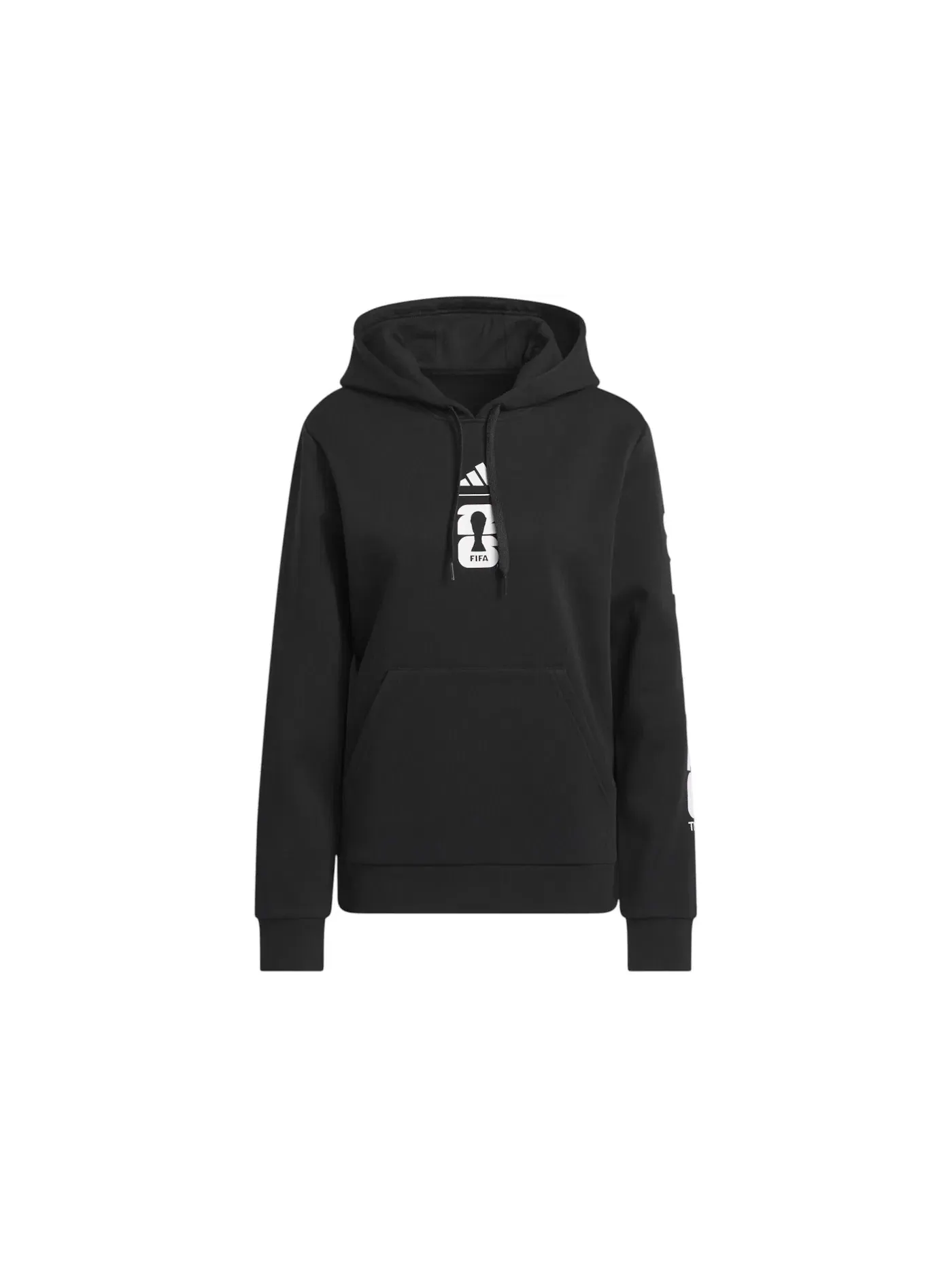 Мужская худи с принтом Adidas FIFA World Cup 2026 Match Ball Graphic Hoodie — изображение 1 из 1, черный