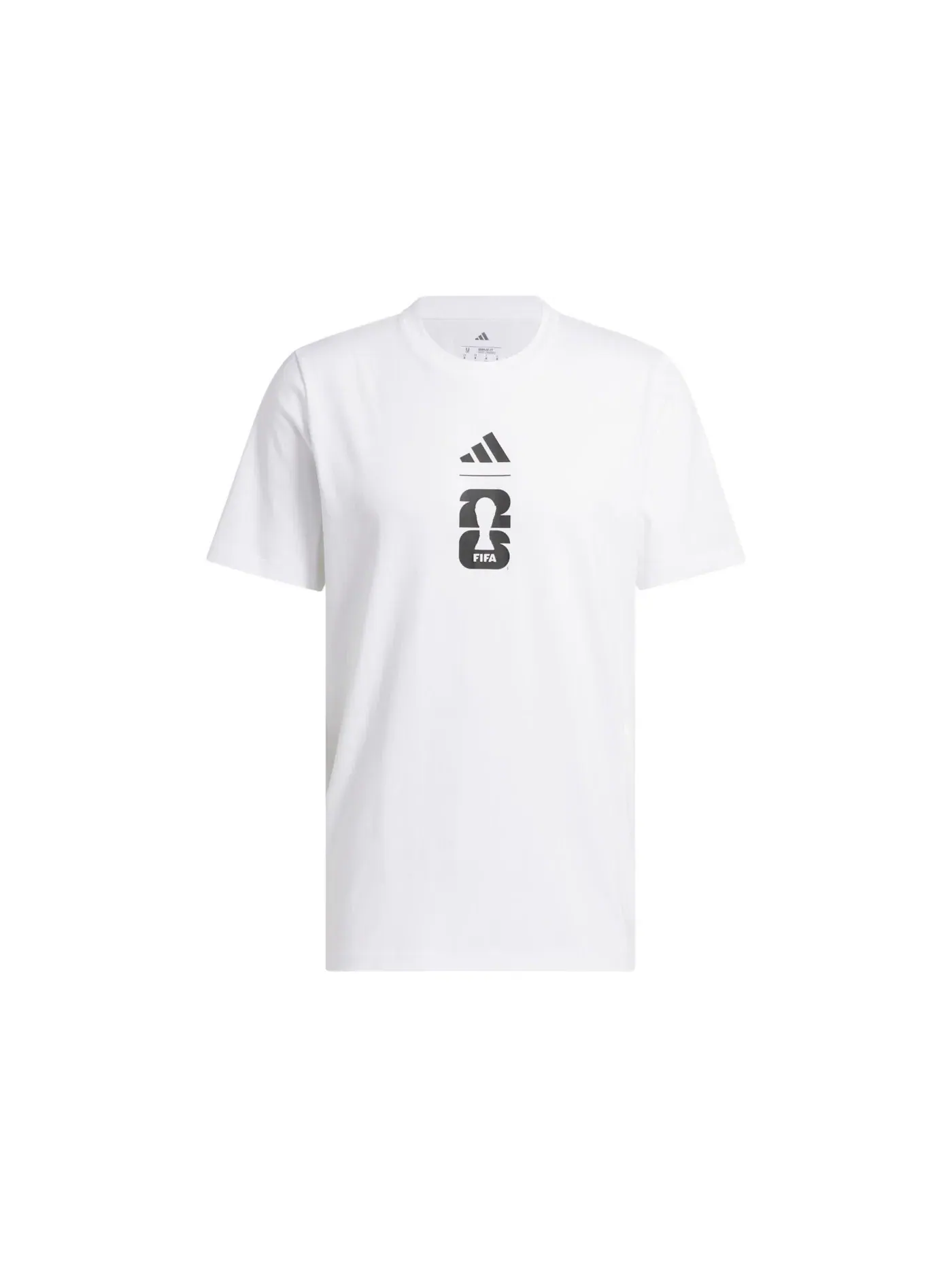 Мужская футболка с принтом T-Shirt Adidas — изображение 1 из 1, белый