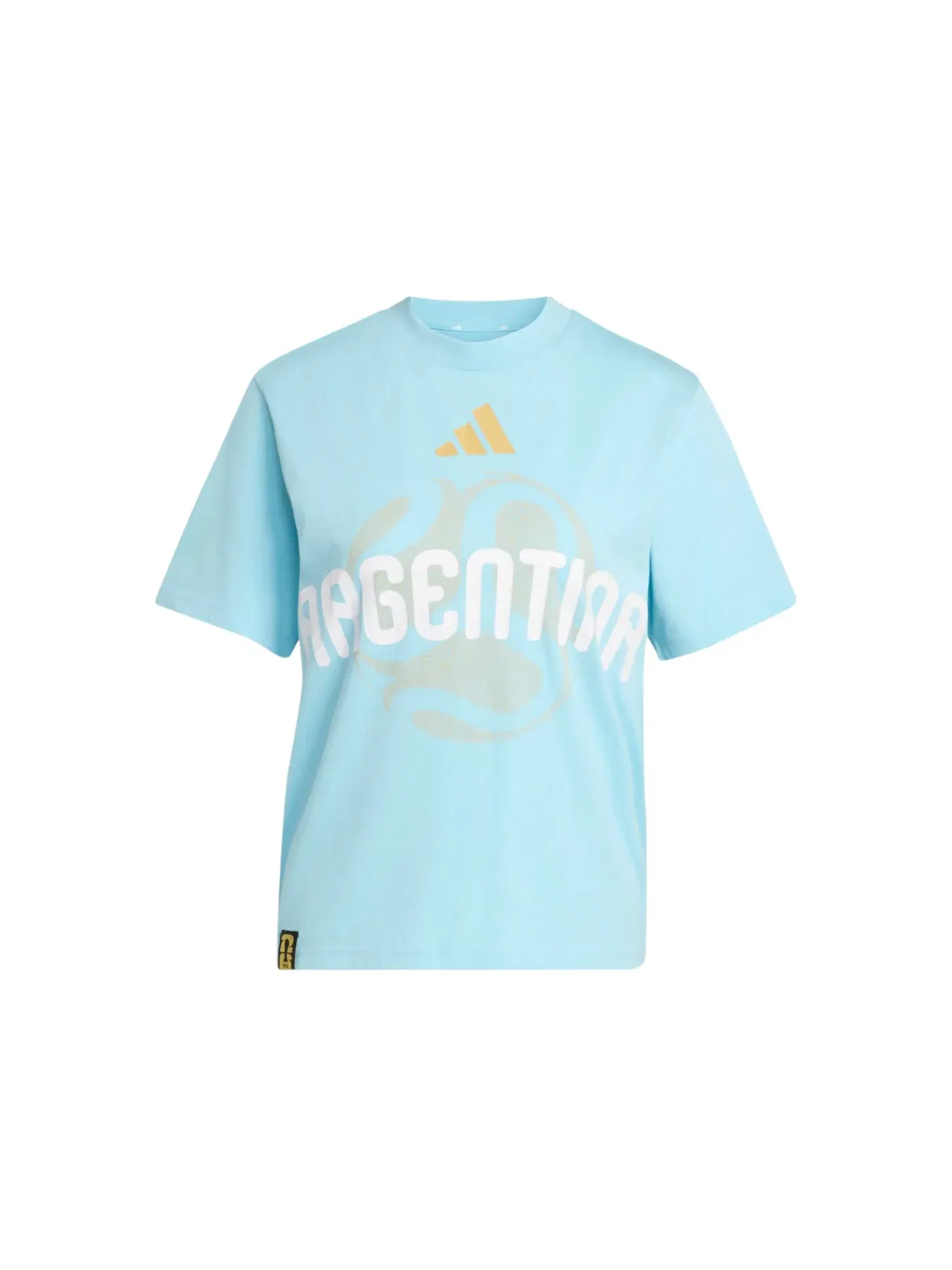 Женская футболка с принтом Adidas T-Shirt — изображение 1 из 1, синий