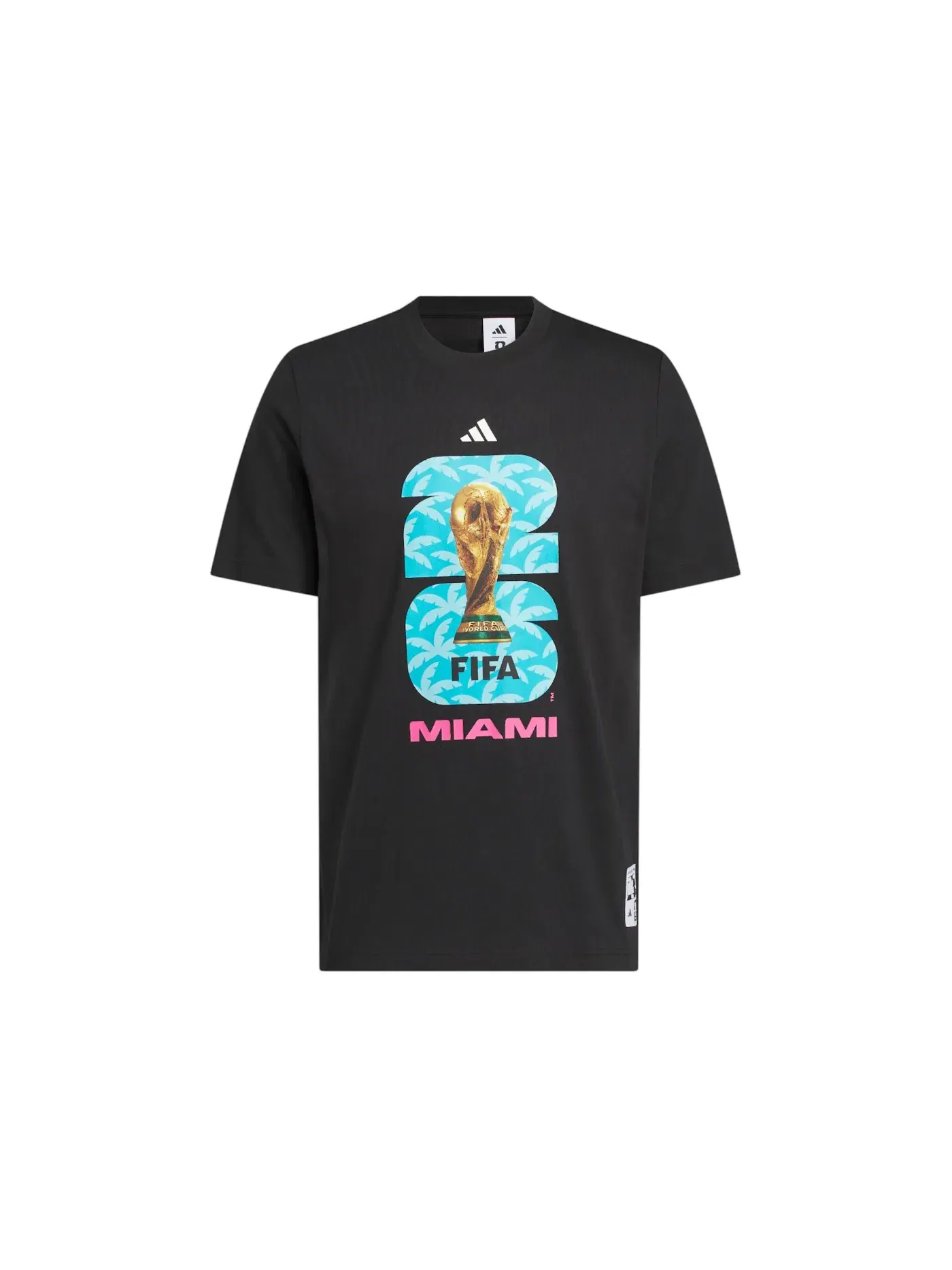Мужская футболка с принтом Adidas FIFA World Cup 26 Host City Graphic T-Shirt — изображение 1 из 1, черный