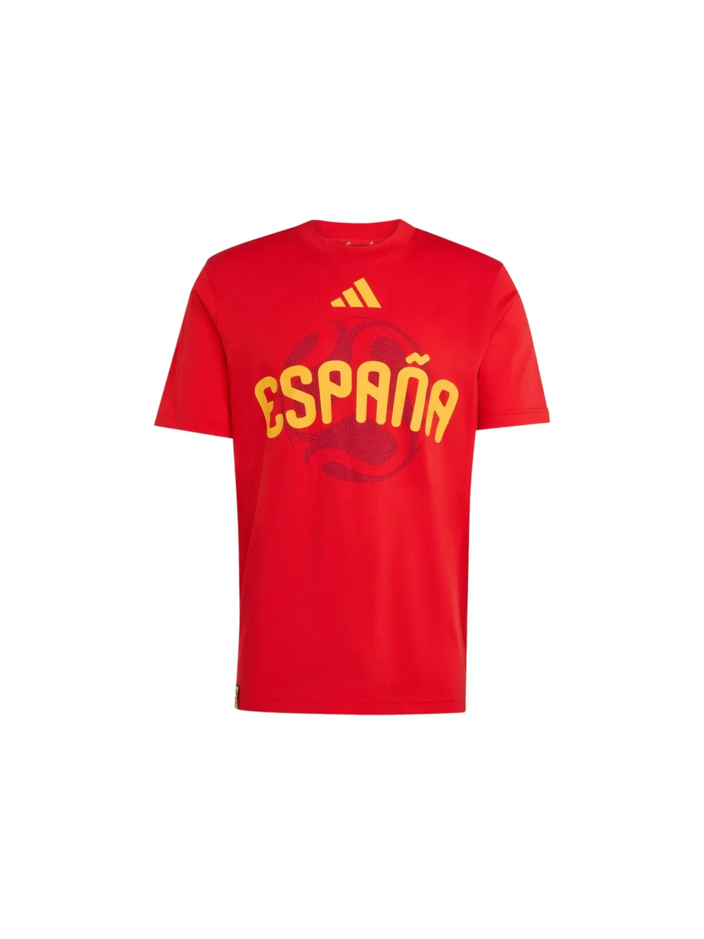 Мужская футболка с принтом Adidas T-Shirt — изображение 1 из 1, красный