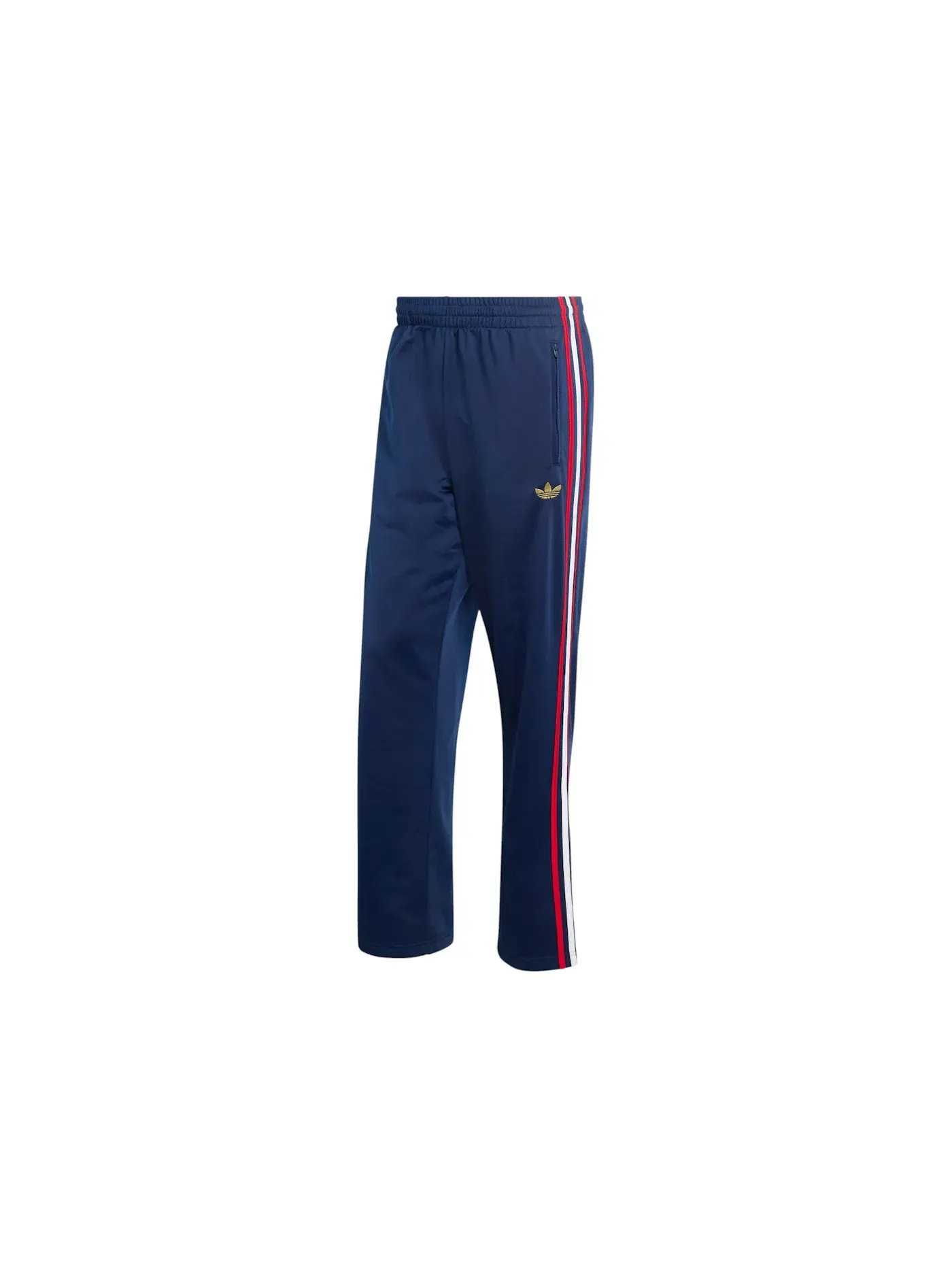 Мужские спортивные брюки с полосками Adidas Firebird Track Pants — изображение 1 из 1, индиго белый