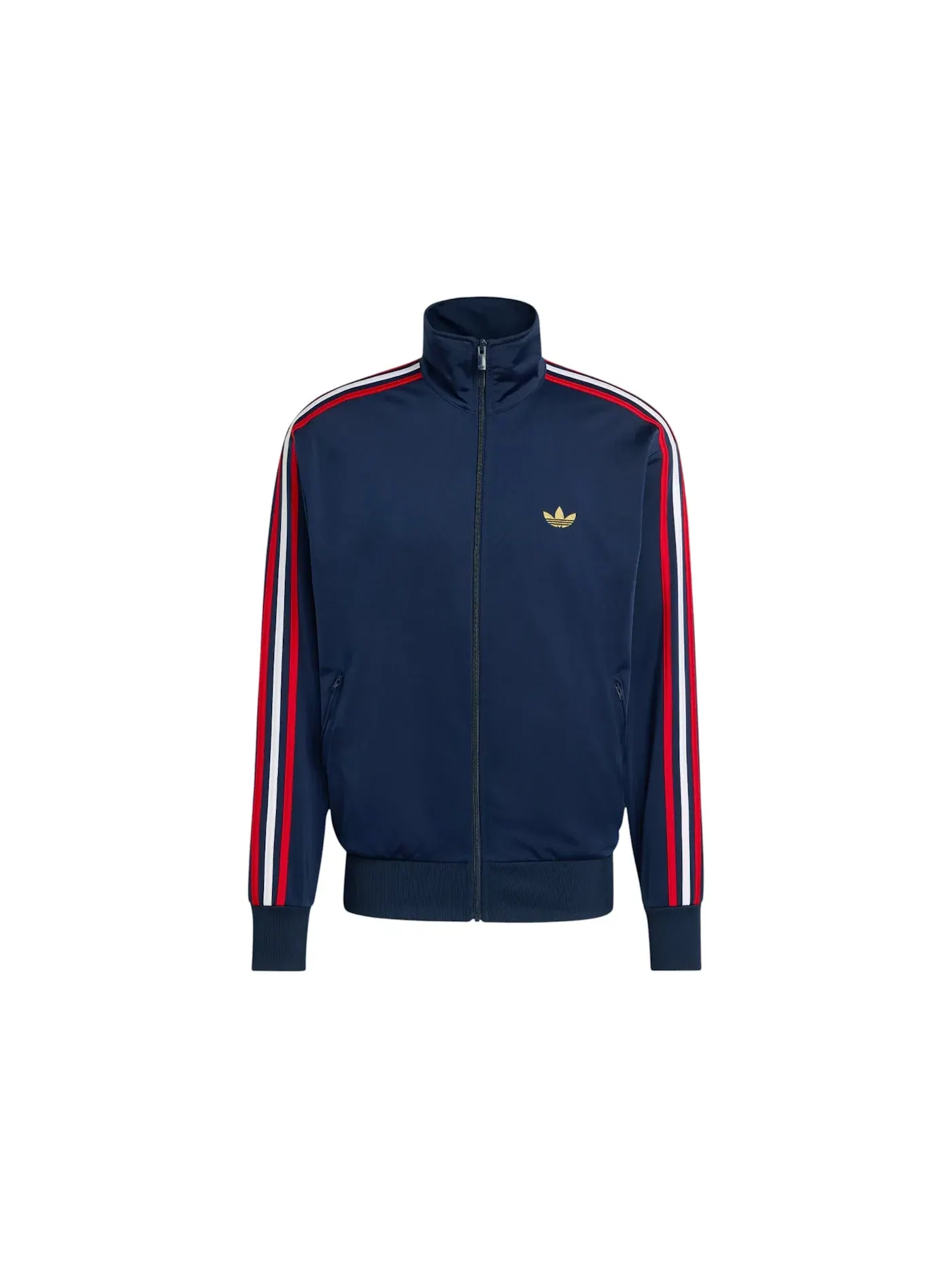 Мужская куртка Firebird Track Top Adidas — изображение 1 из 1, индиго белый