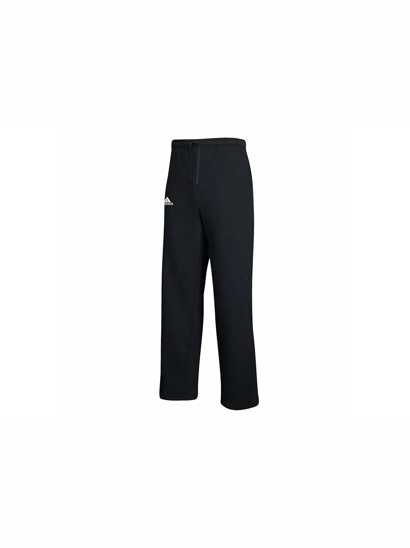 Мужские спортивные штаны с флисовой подкладкой Adidas — изображение 1 из 1, черный/белый