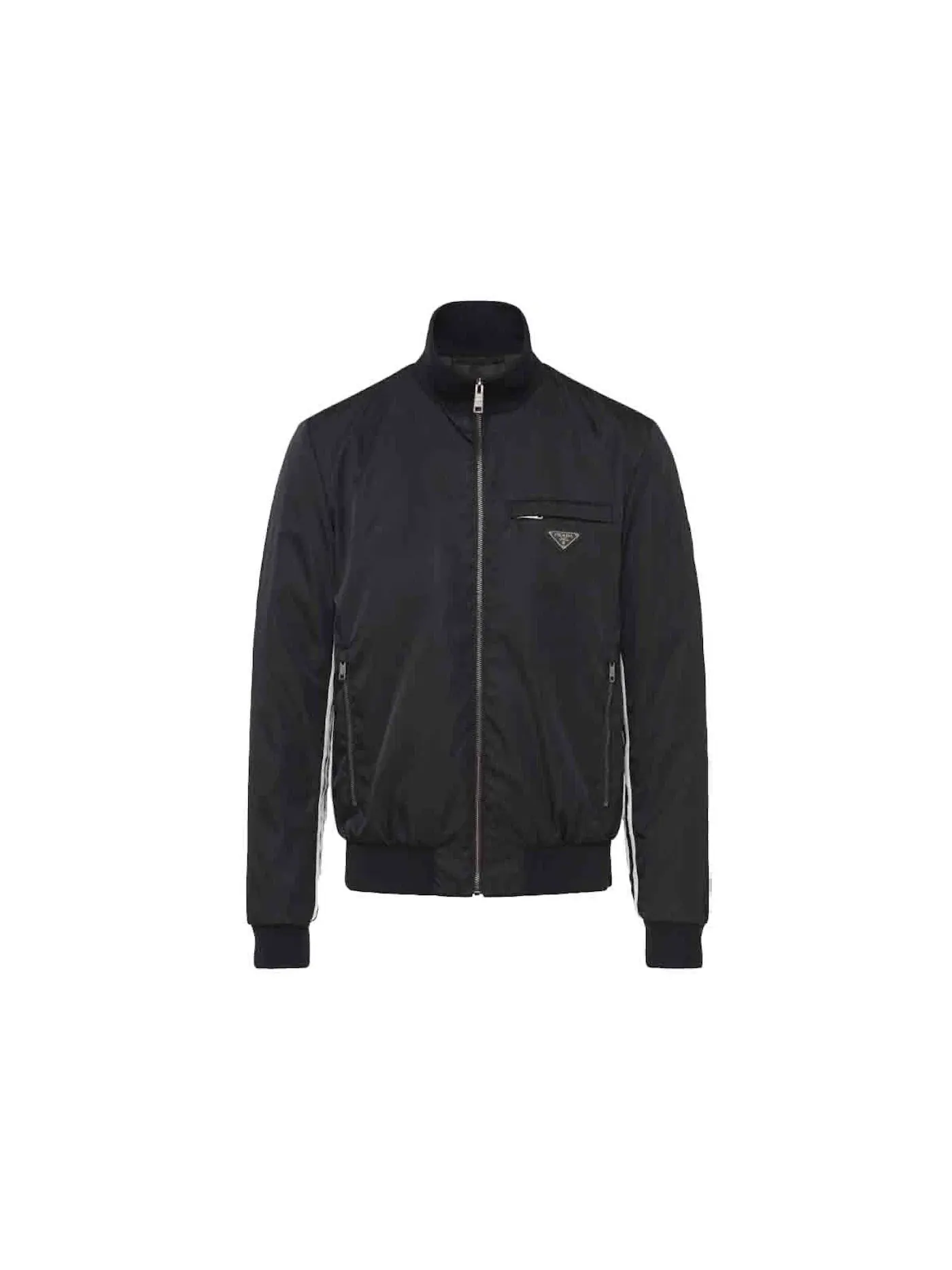 Унисекс куртка-бомбер с принтом Adidas for Prada Re-Nylon Track Jacket — изображение 1 из 1, черный