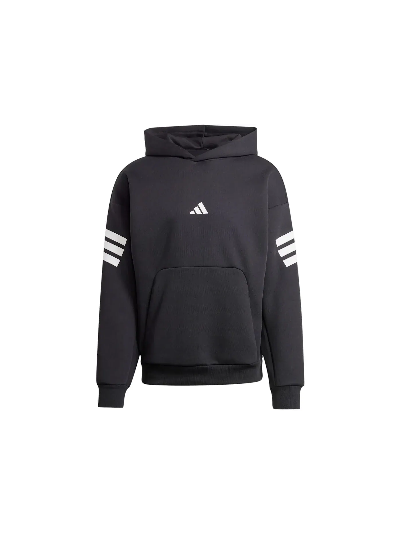 Мужская худи с длинным рукавом Future Icons 3-Stripes Adidas — изображение 1 из 1, черный