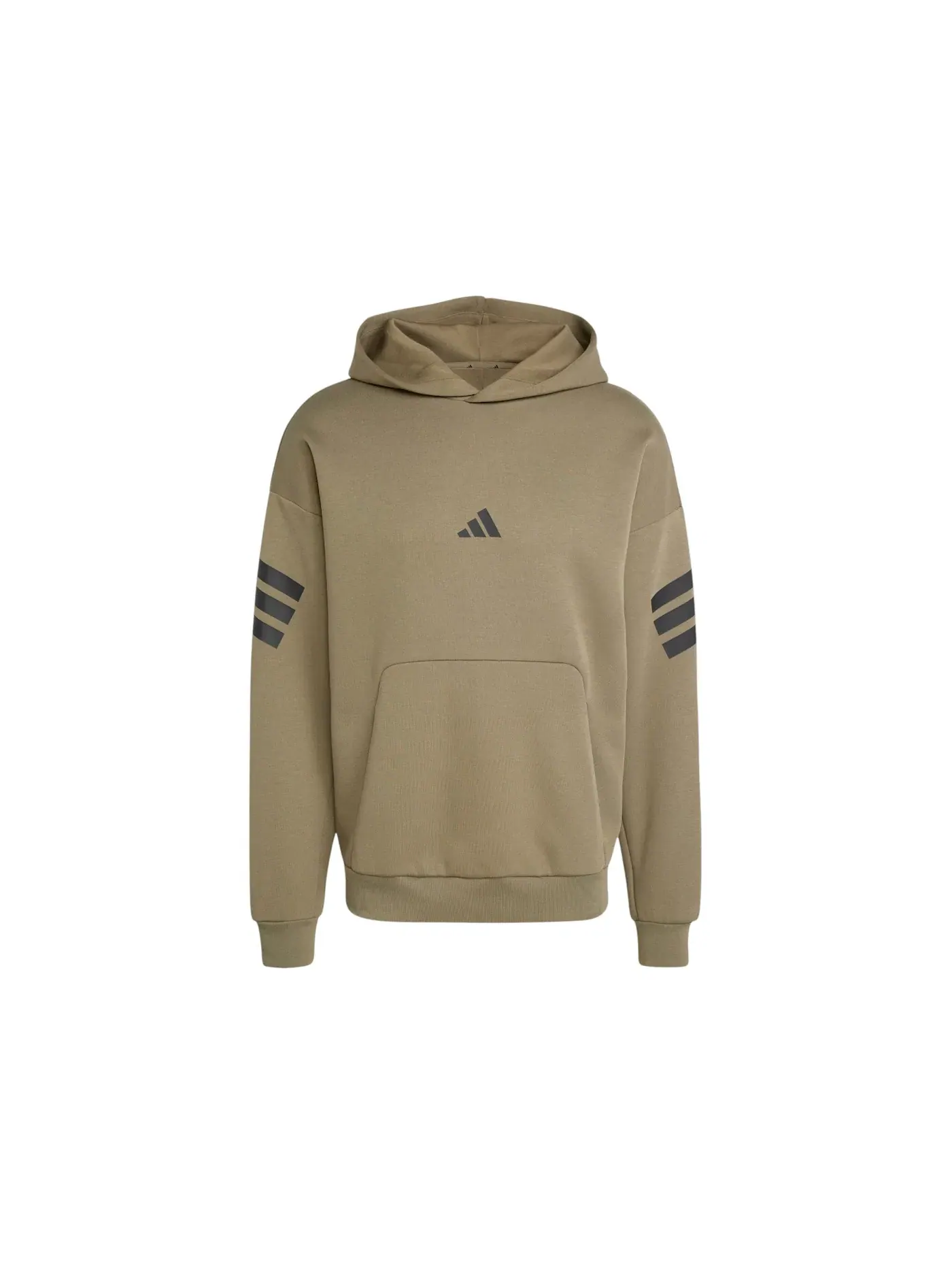 Мужская худи с длинным рукавом Adidas — изображение 1 из 1, оливковый
