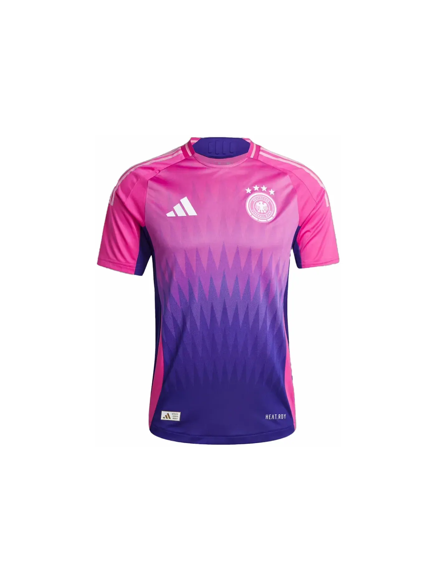 Мужская футбольная джерси с длинным рукавом Adidas Germany 2024 Away Authentic Jersey — изображение 1 из 2, фиолетовый