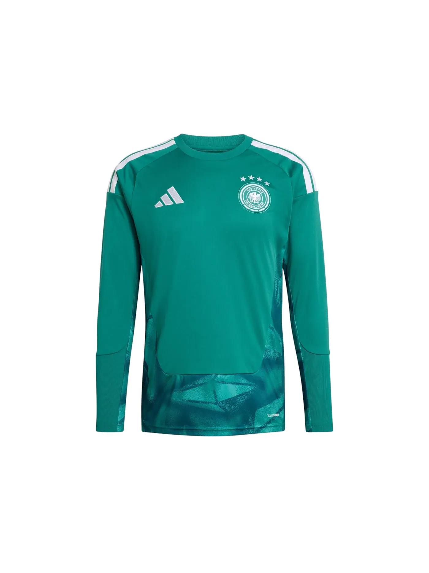 Мужская футболка с длинным рукавом Adidas Germany 2026 Home Goalkeeper Long Sleeve Jersey — изображение 1 из 1, зеленый