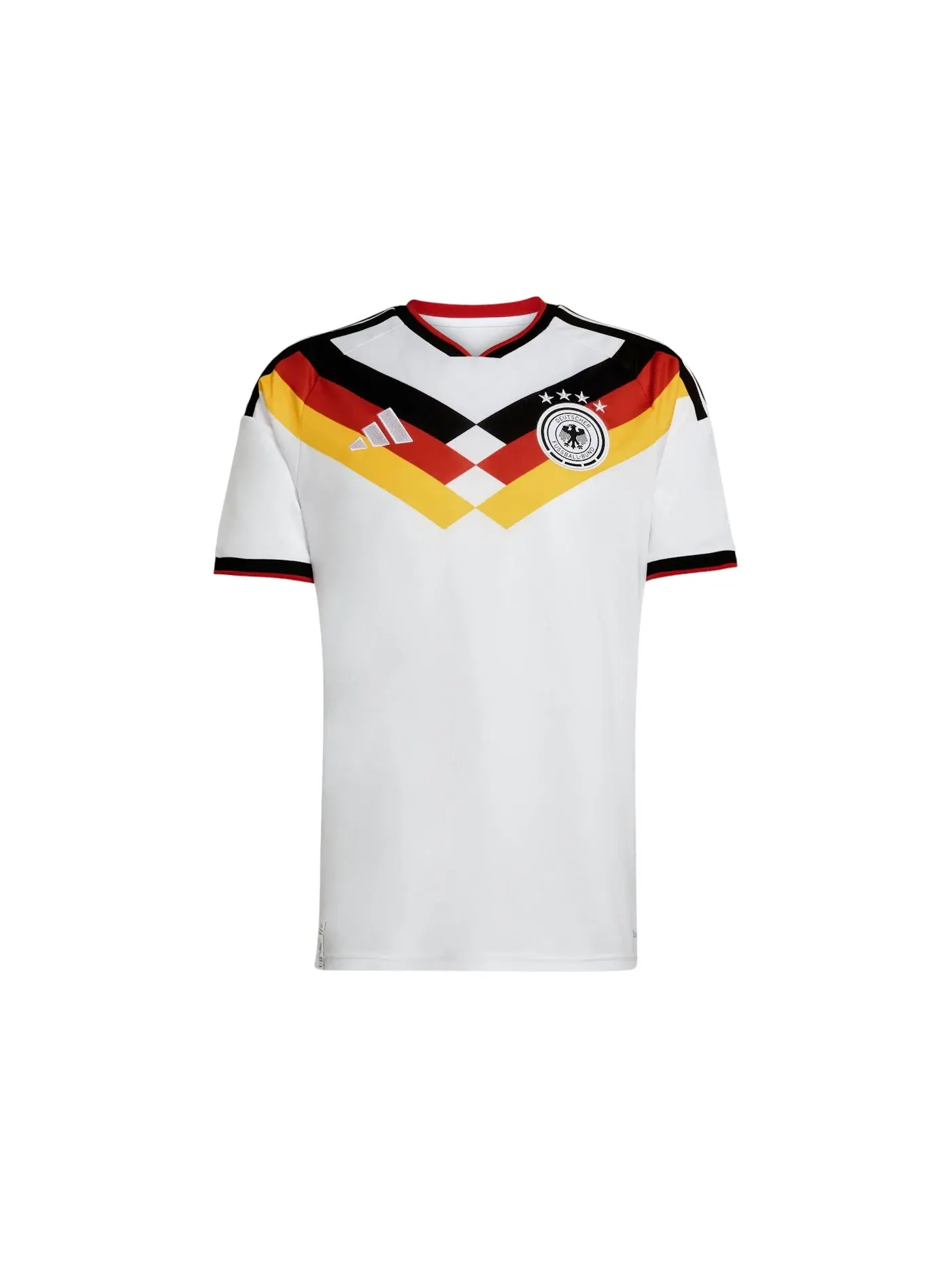 Мужская футбольная футболка с длинным рукавом Adidas Germany 2026 Home Jersey — изображение 1 из 1, белый
