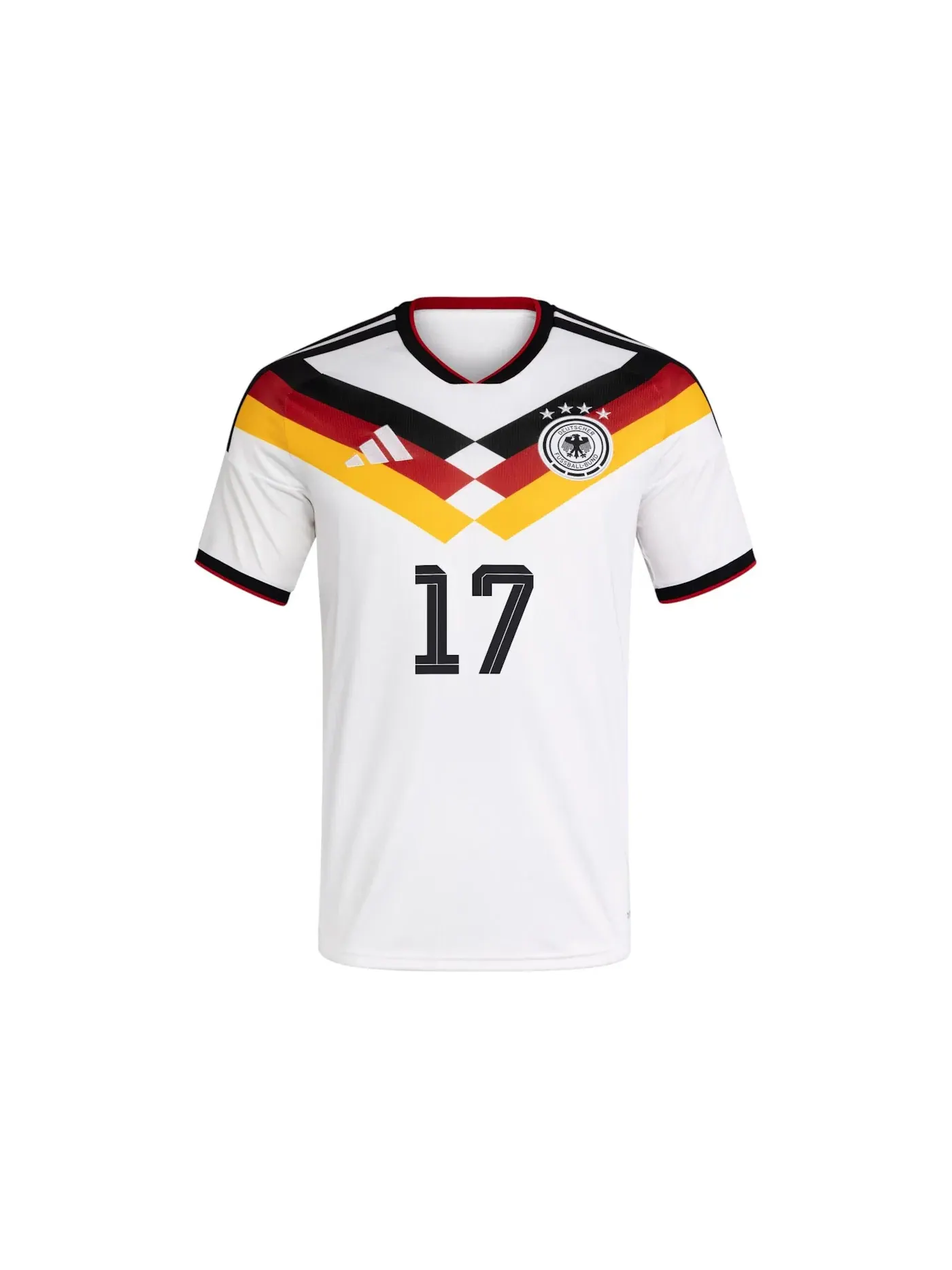 Мужская футбольная джерси с принтом Adidas Jersey — изображение 1 из 1, белый