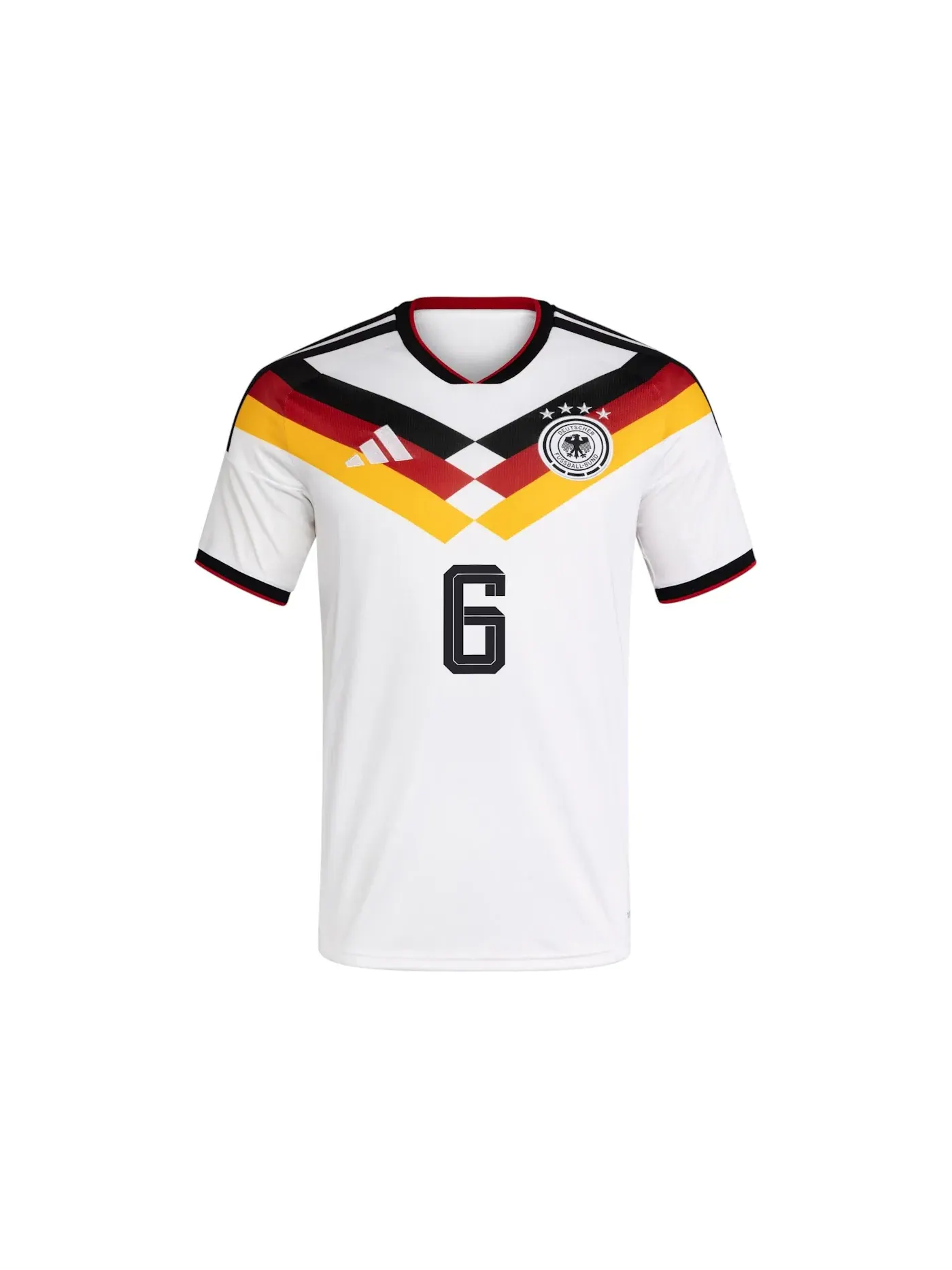 Мужская футбольная джерси с длинным рукавом Jersey Adidas — изображение 1 из 1, белый