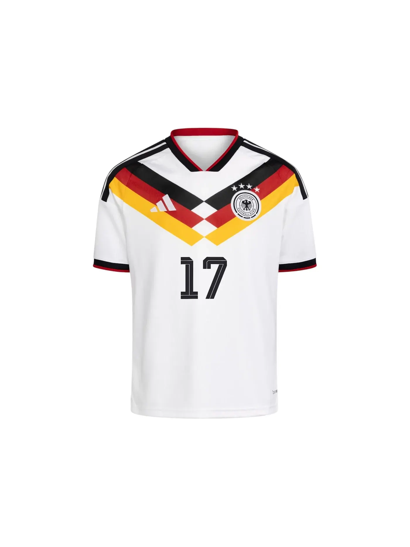 Детская футбольная джерси с принтом Adidas Germany 26 Home Jersey — изображение 1 из 1, белый
