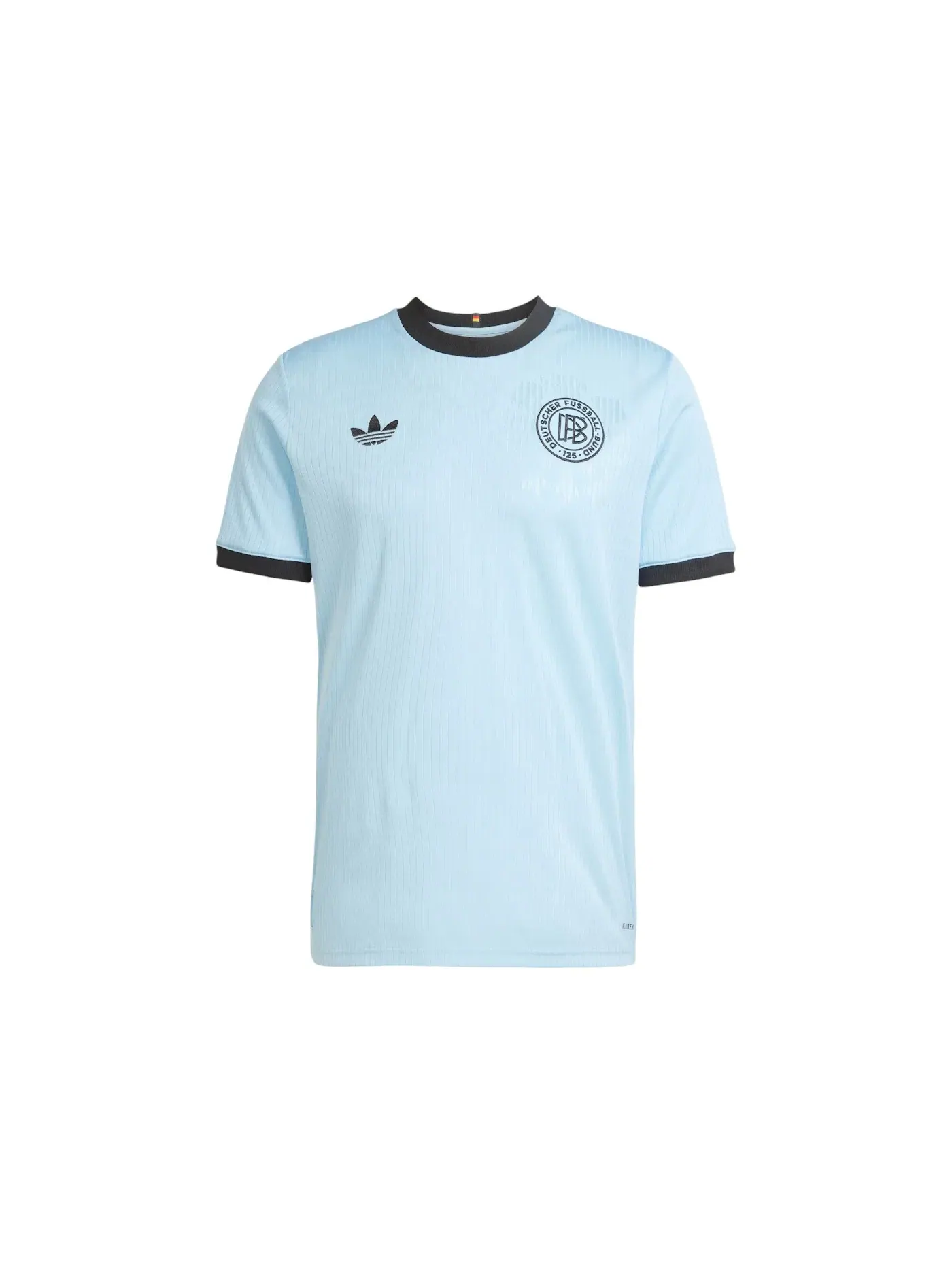 Мужская футболка с принтом Jersey Adidas — изображение 1 из 1, прозрачный синий черный