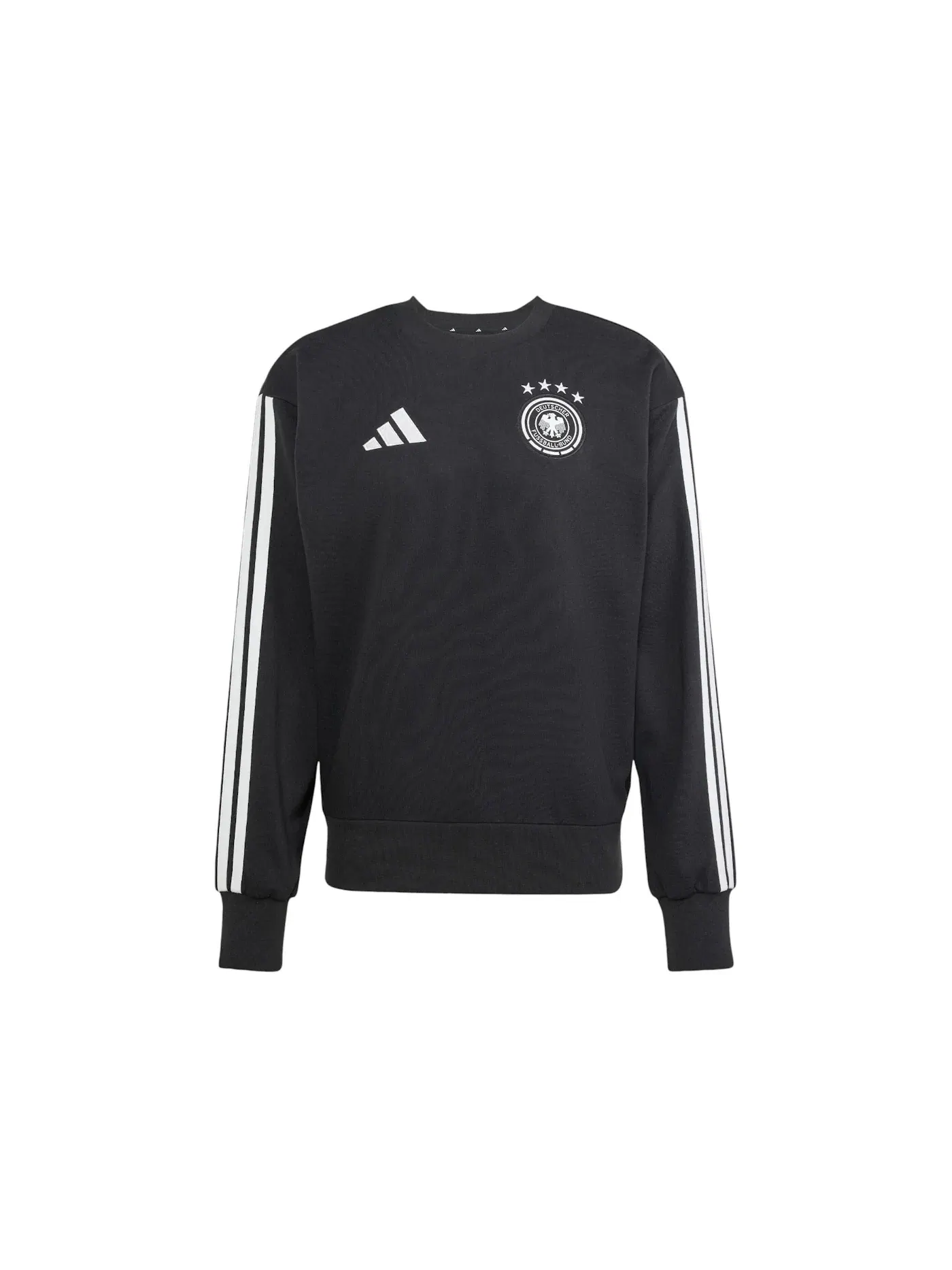 Мужской свитшот с длинным рукавом Adidas Germany DNA Crew Sweatshirt Adidas — изображение 1 из 1, черный