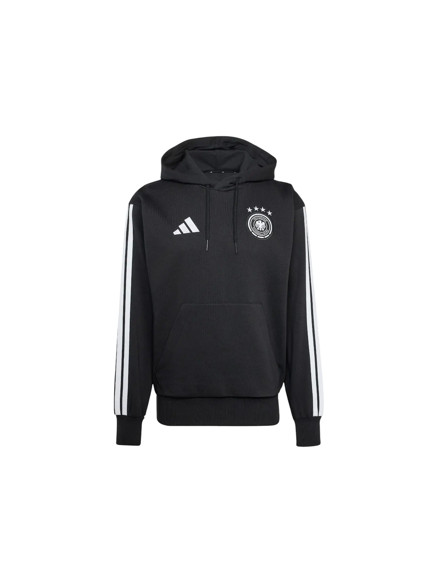 Мужская худи с флисом DNA Fleece Adidas — изображение 1 из 1, черный