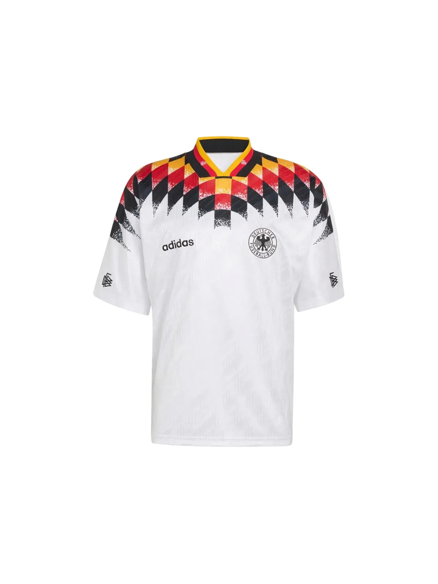 Мужская футбольная джерси Германия Home 1994 Adidas — изображение 1 из 1, белый