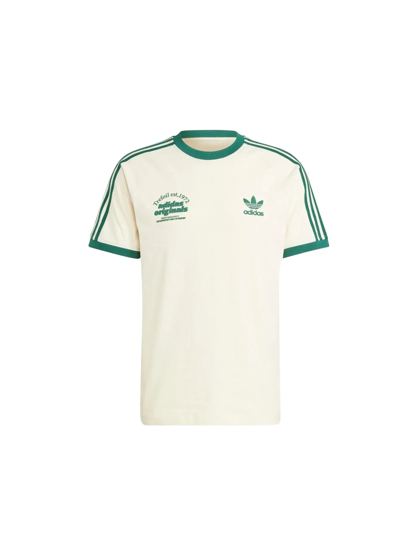 Мужская футболка с принтом Adidas T-Shirt — изображение 1 из 1, белый