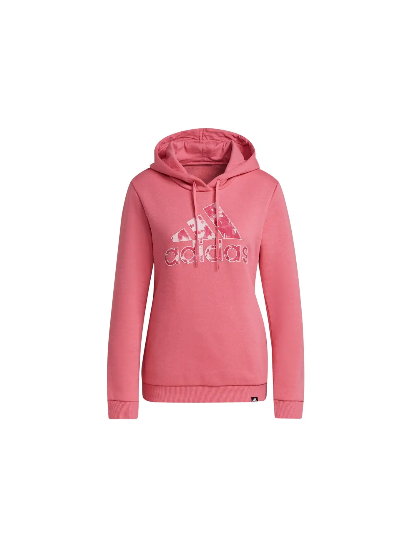 Женская худи с принтом Adidas Hoodie — изображение 1 из 1, розовый/розовый