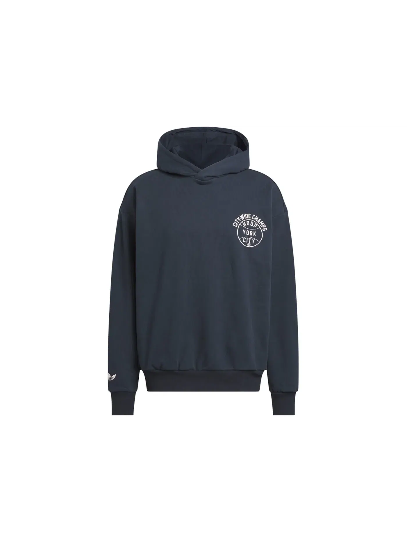 Мужская худи с капюшоном Adidas Hoop York City, Aurora Ink — изображение 1 из 1