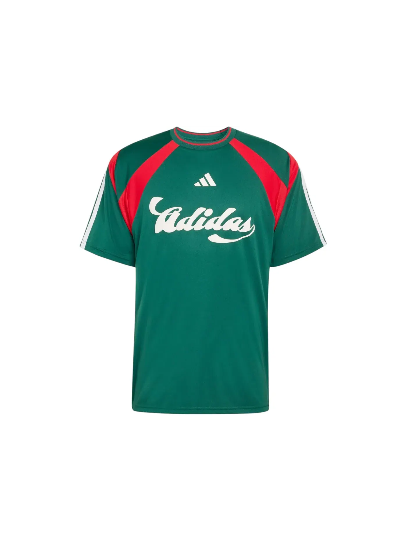 Мужская куртка с длинным рукавом House Of Tiro Nations Pack Track Top Adidas — изображение 1 из 1, темный зеленый//белый