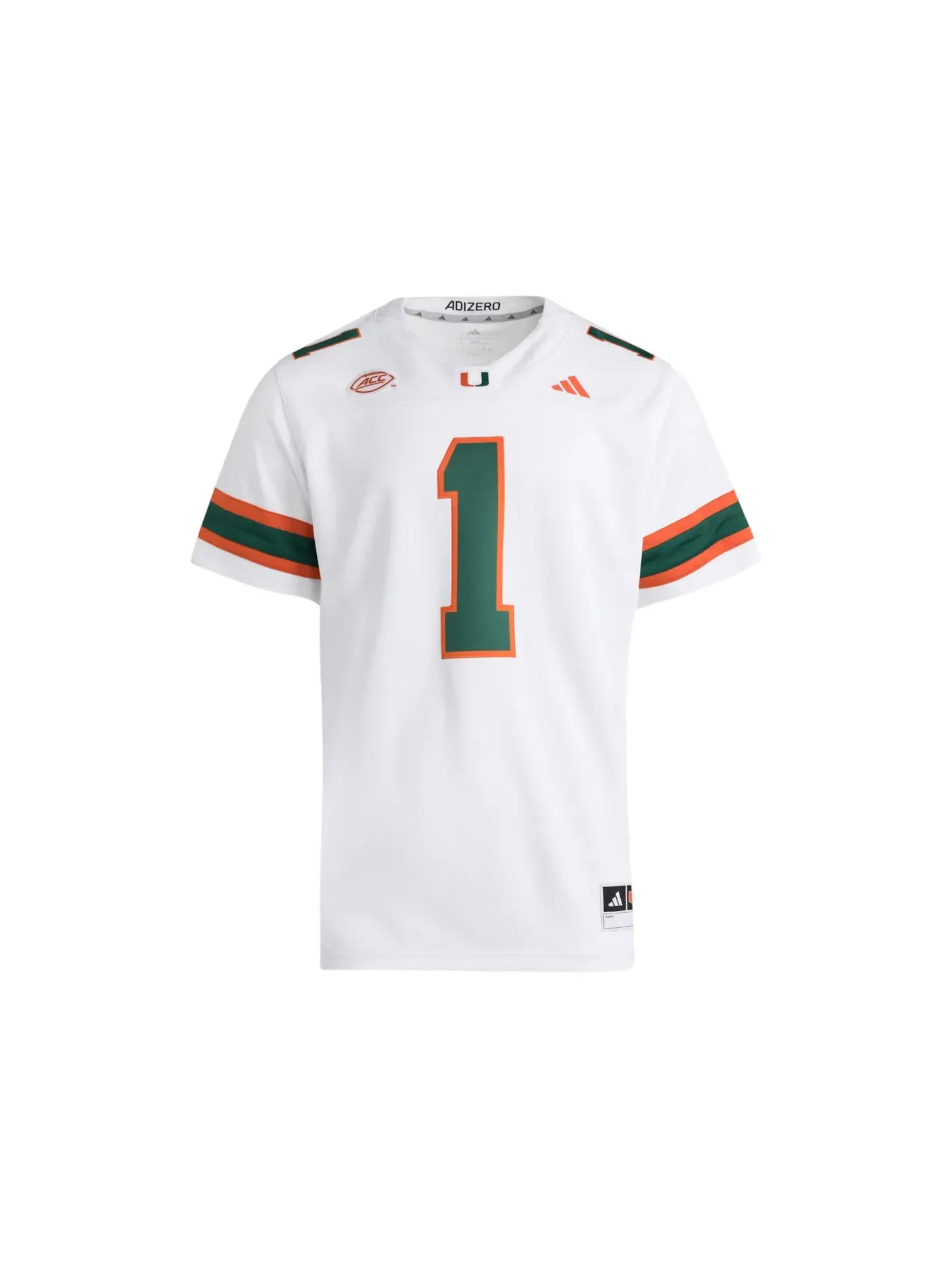 Мужская футбольная джерси выездная Hurricanes Premier Jersey Adidas — изображение 1 из 1, белый