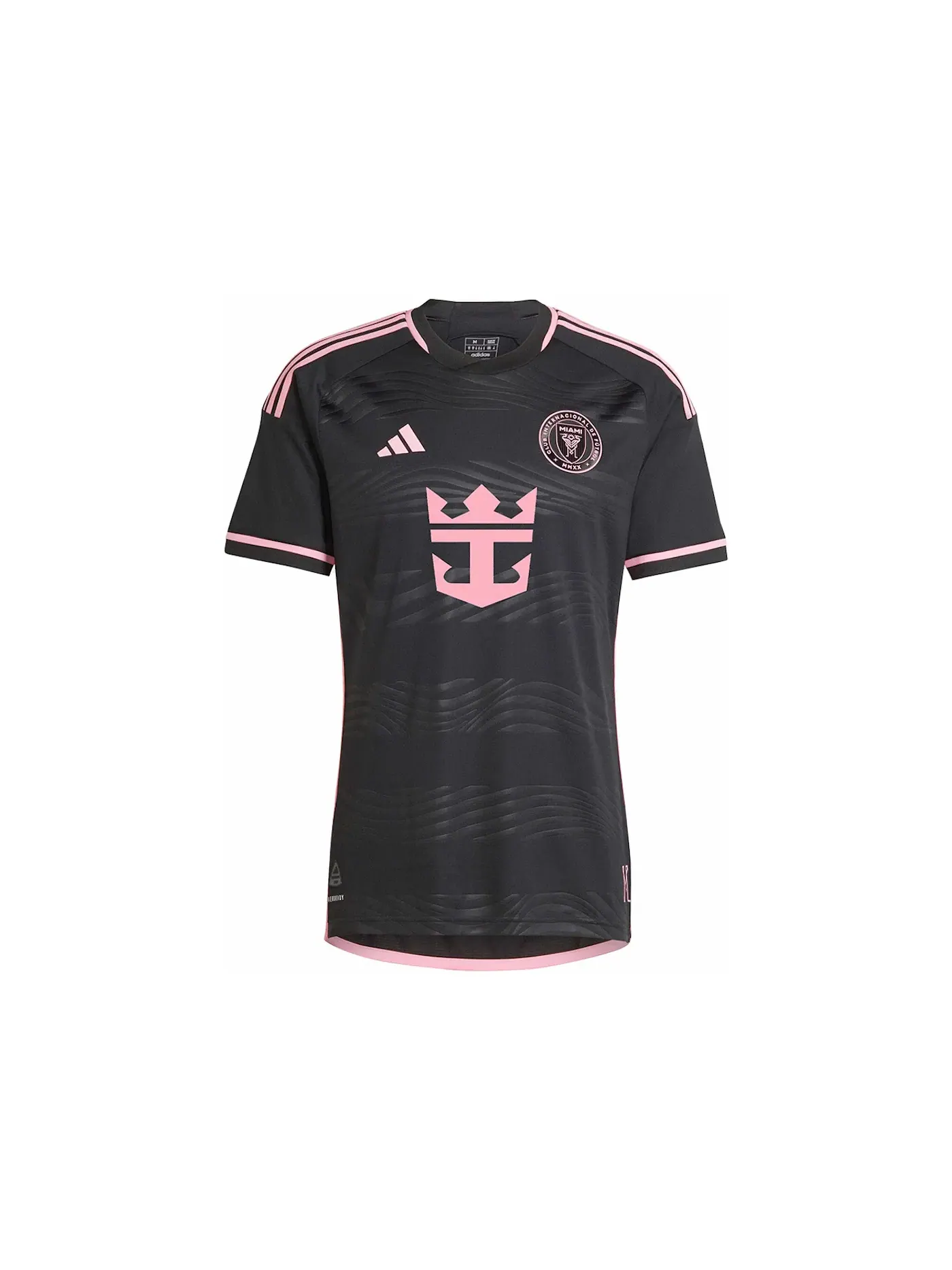 Мужская футбольная джерси с длинным рукавом Jersey Adidas — изображение 1 из 1, черный розовый
